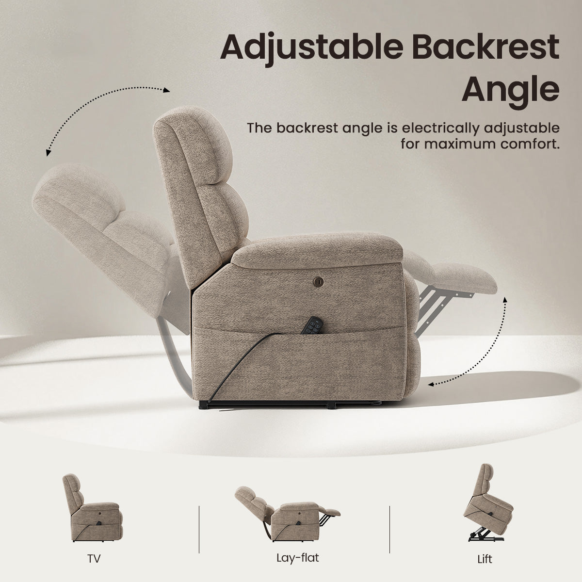 COLAMY ELEVA Power Lift Massage & Heating Chair