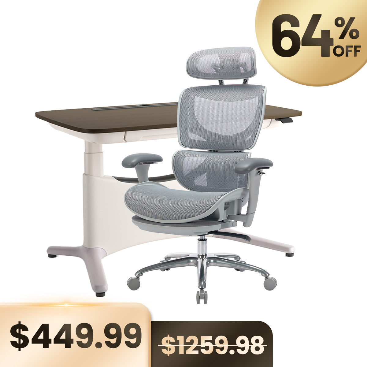 COLAMY AERIX Futuristic Mesh Ergonomic Office Chair