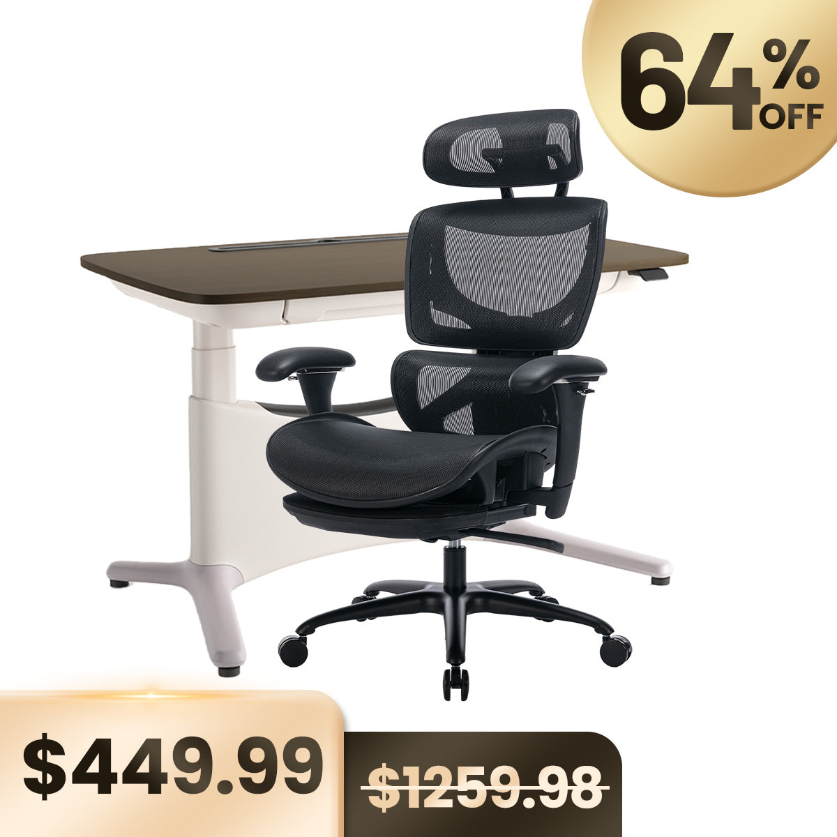 COLAMY AERIX Futuristic Mesh Ergonomic Office Chair