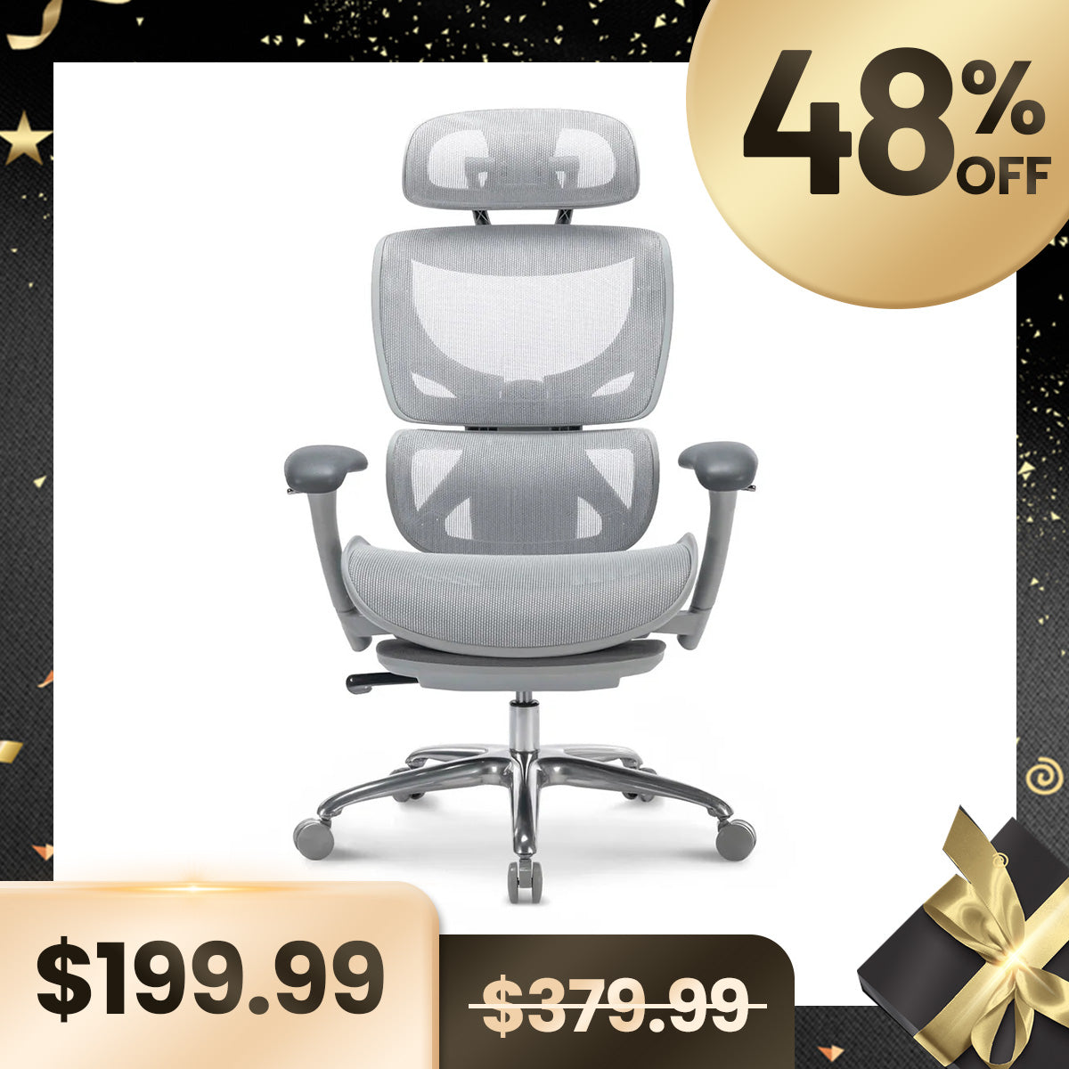 COLAMY AERIX Futuristic Ergonomic Office Chair