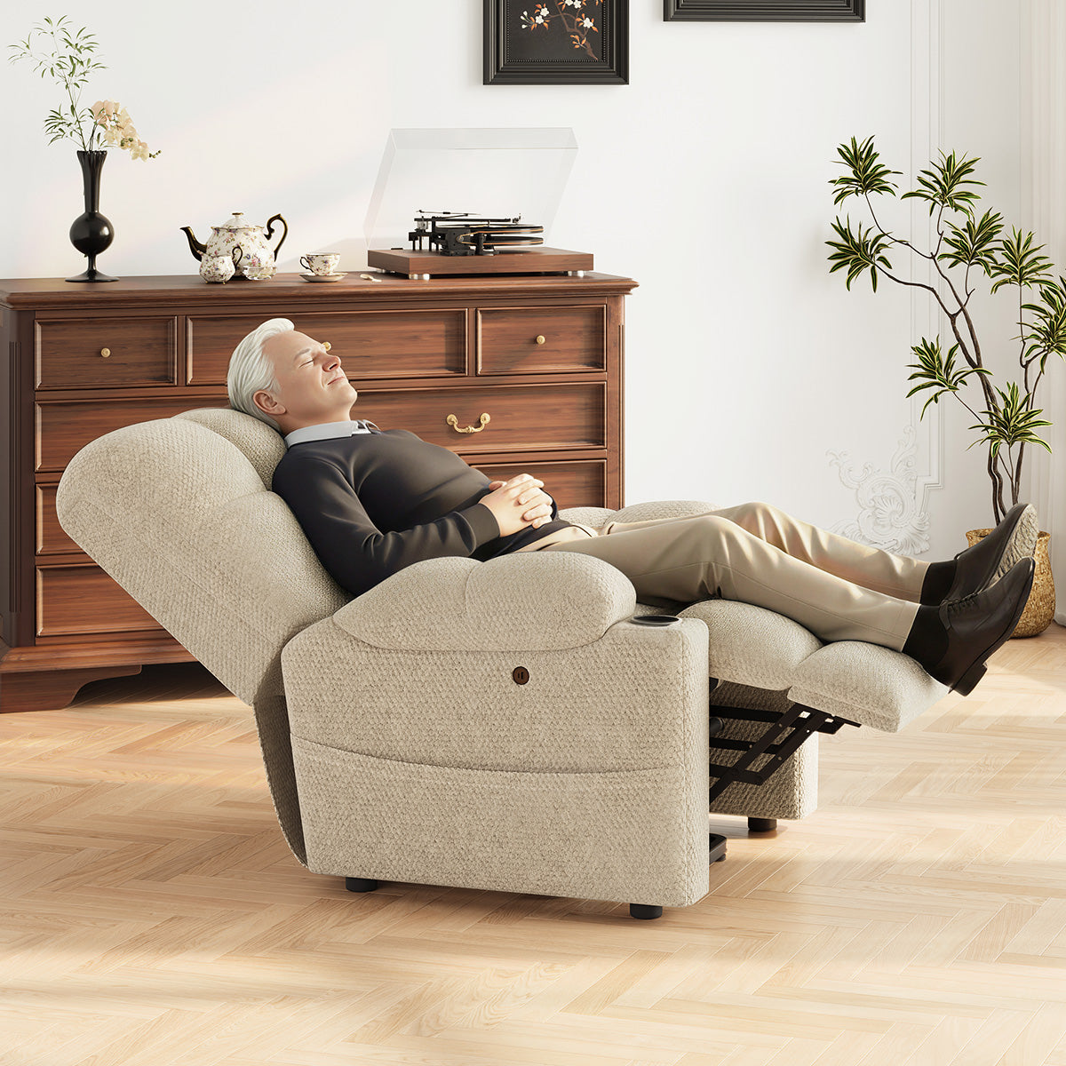 COLAMY SERENE Power Lift Recliner Massage Chair