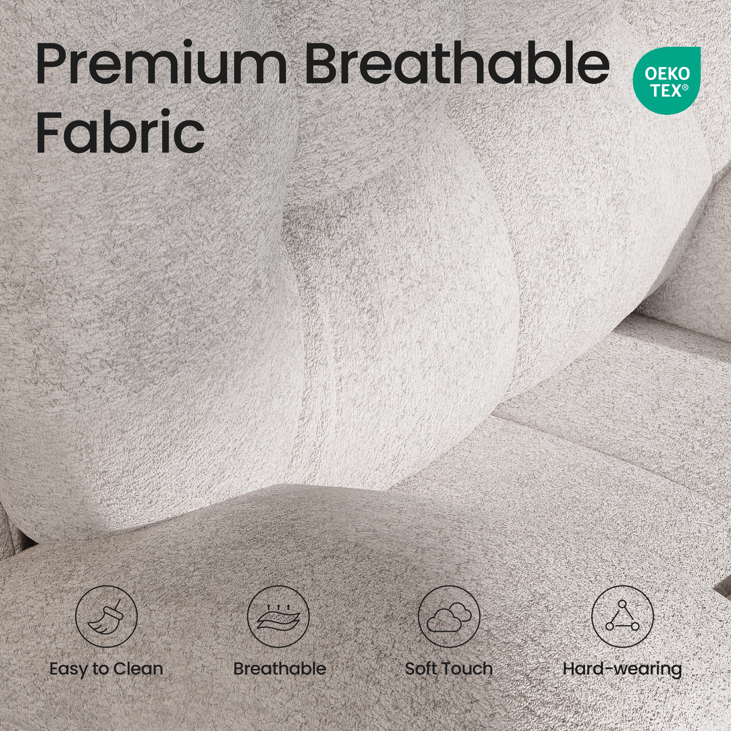 COLAMY FLOREN Plush-Power Swivel Recliner