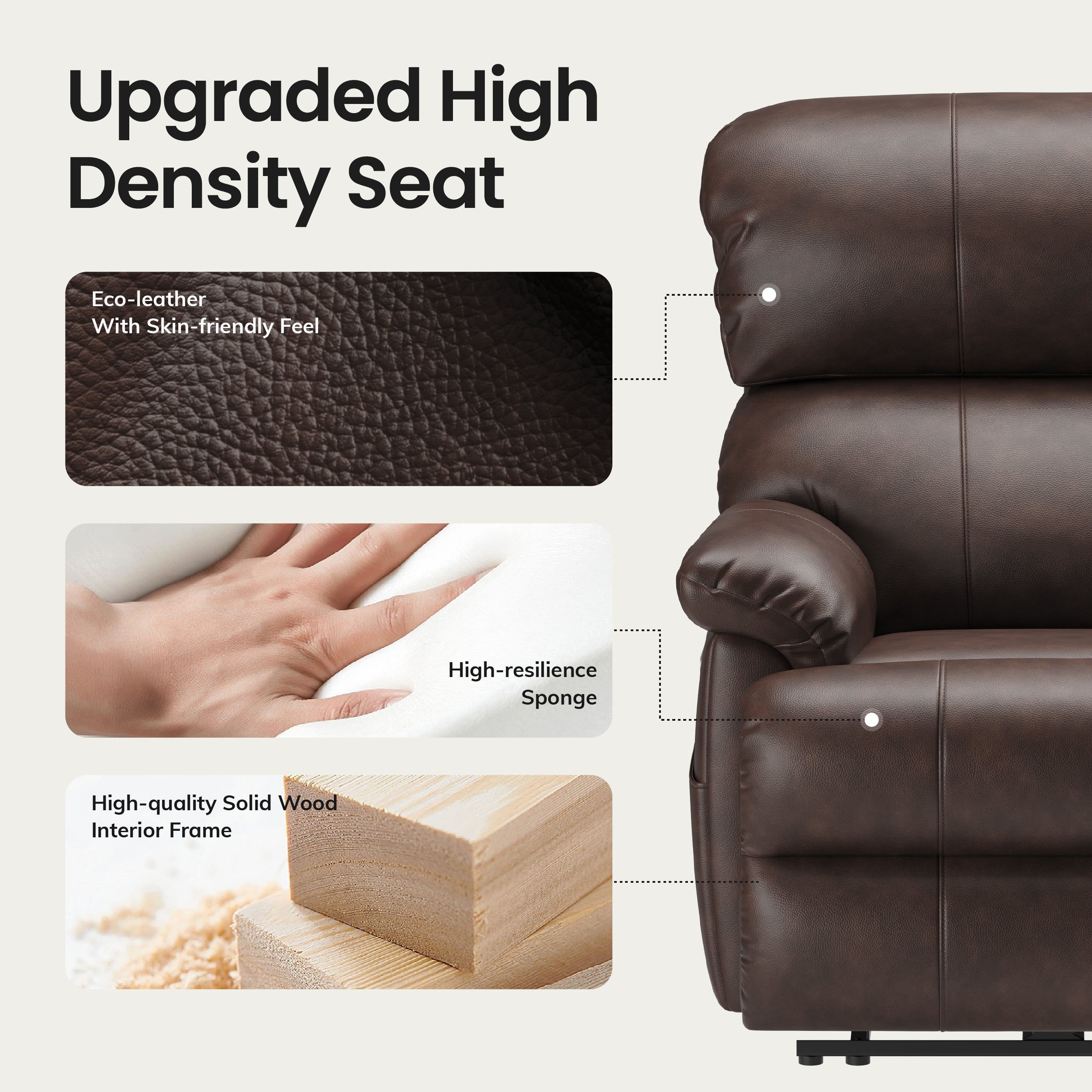 COLAMY FLEX Full-Power Adjustable Recliner