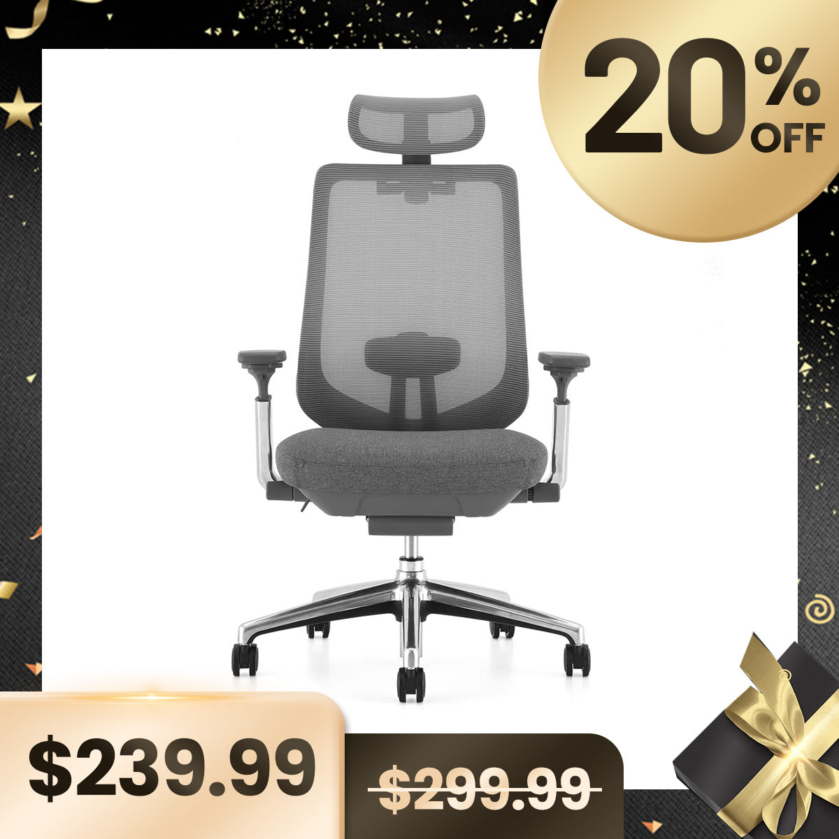 COLAMY ATLAS Executive Ergonomic Office Chair