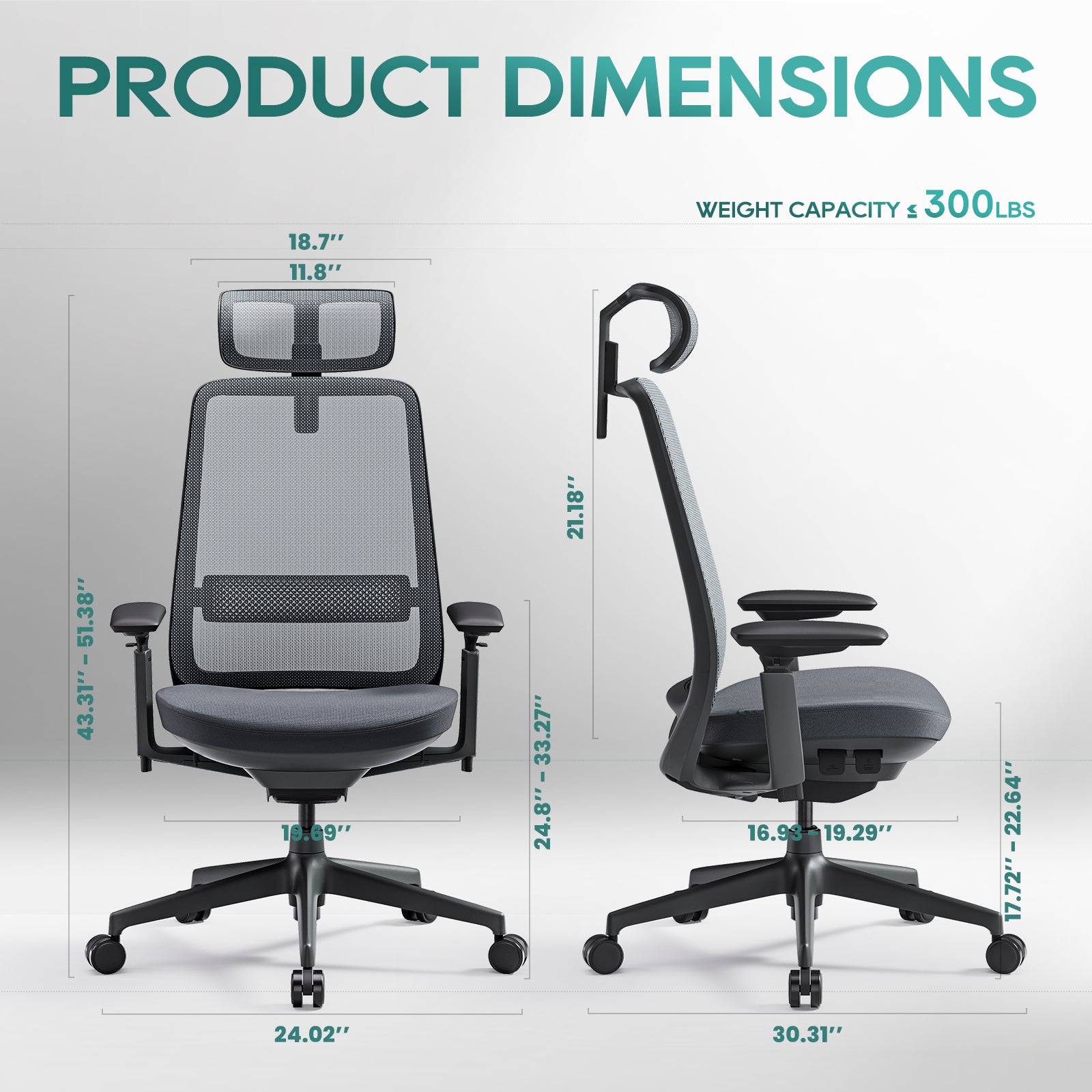 COLAMY VELIA Ergonomic Tech Office Chair