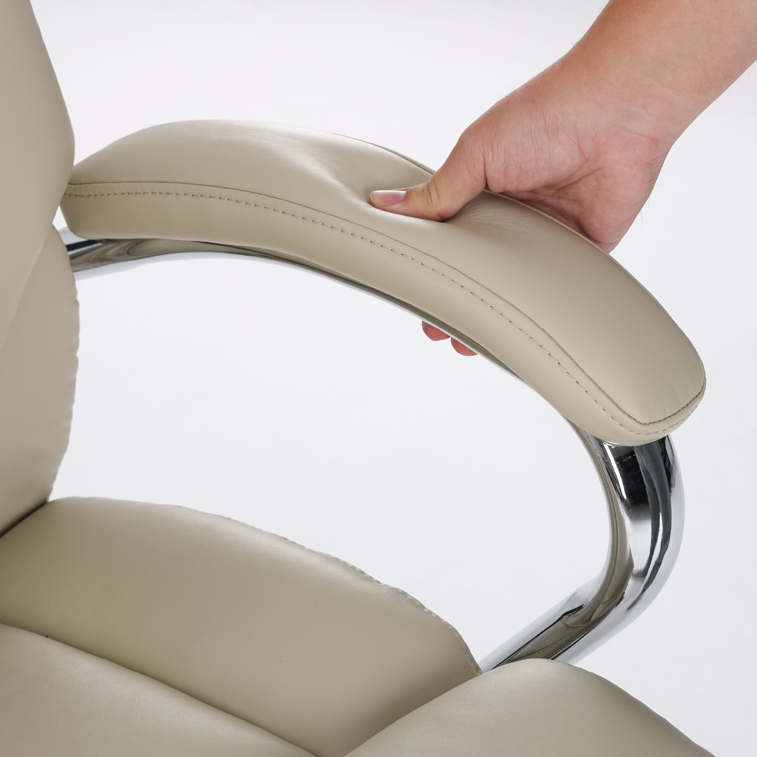 COLAMY MARCUS One-Piece Setup Swivel Office Chair