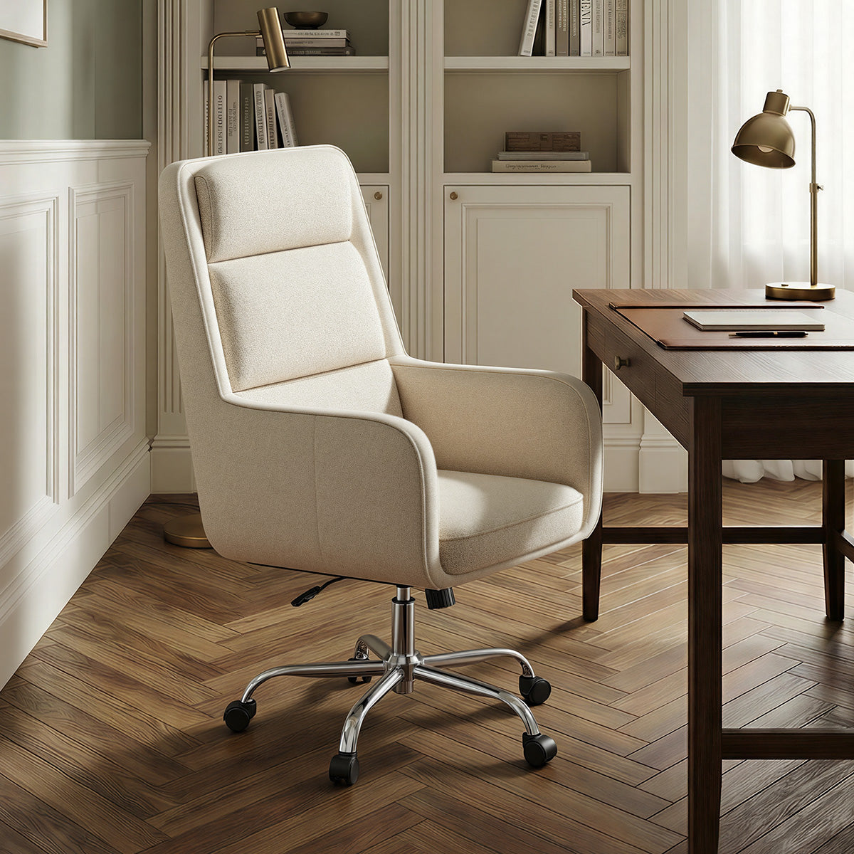 COLAMY COCOON High-Load Cloud Comfort Swivel Office Chair for Home & Beyond