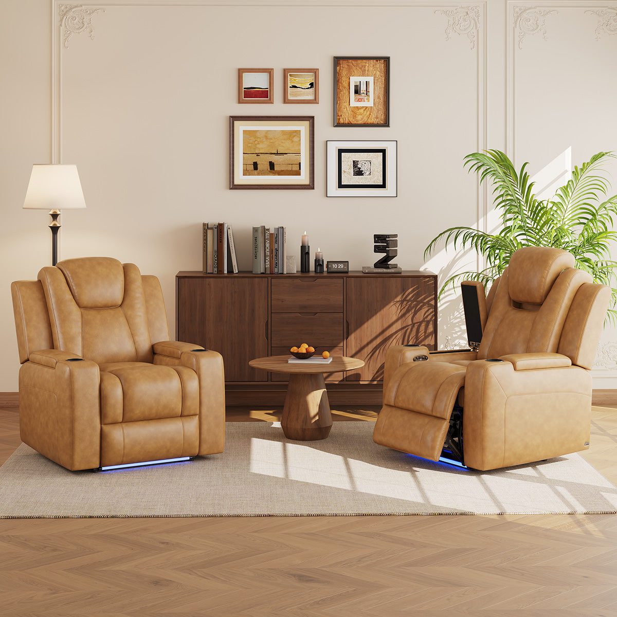 COLAMY SERENO Full-Power Adjustable Recliner Sofa