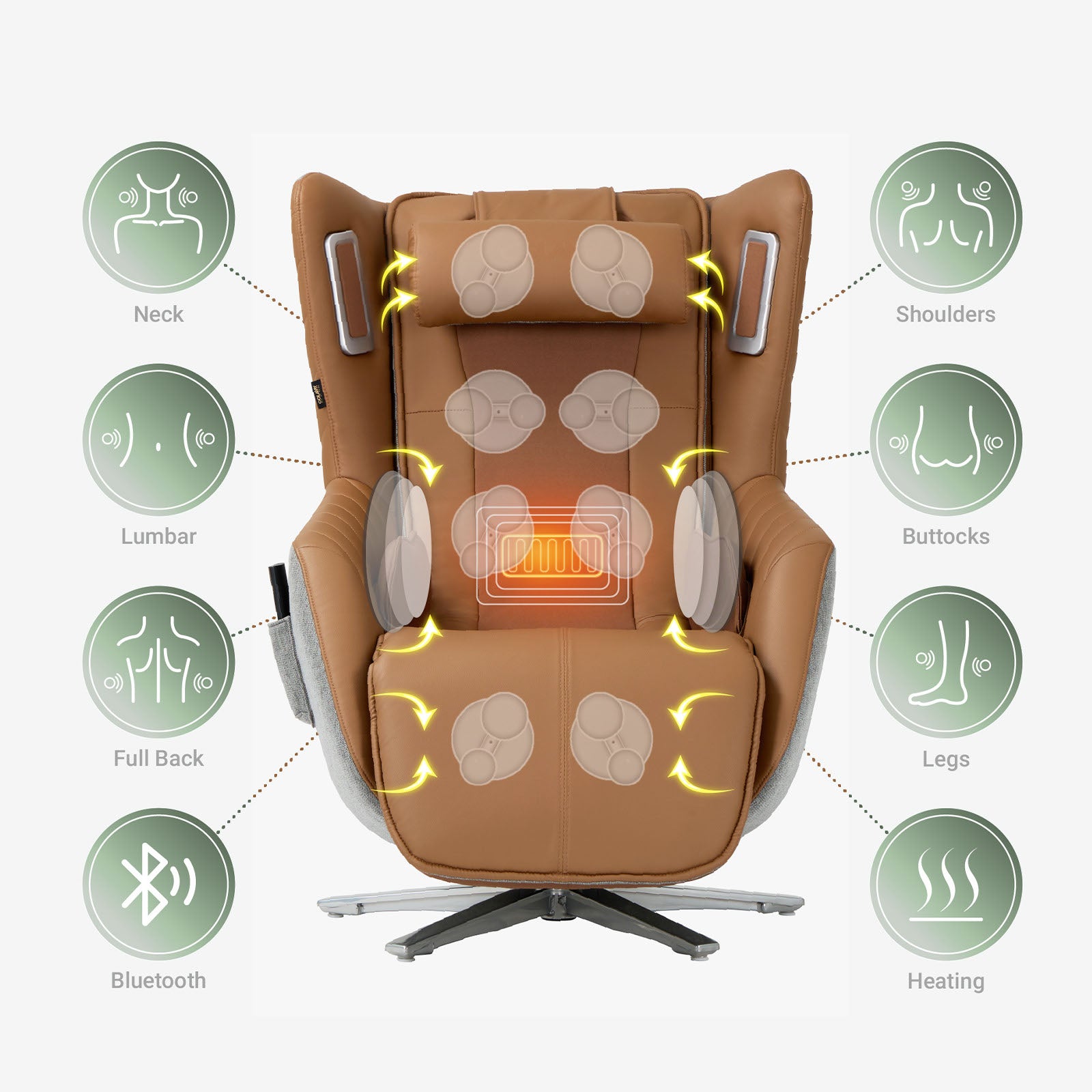 COLAMY ELOVA Contemporary Smart Massage Chair