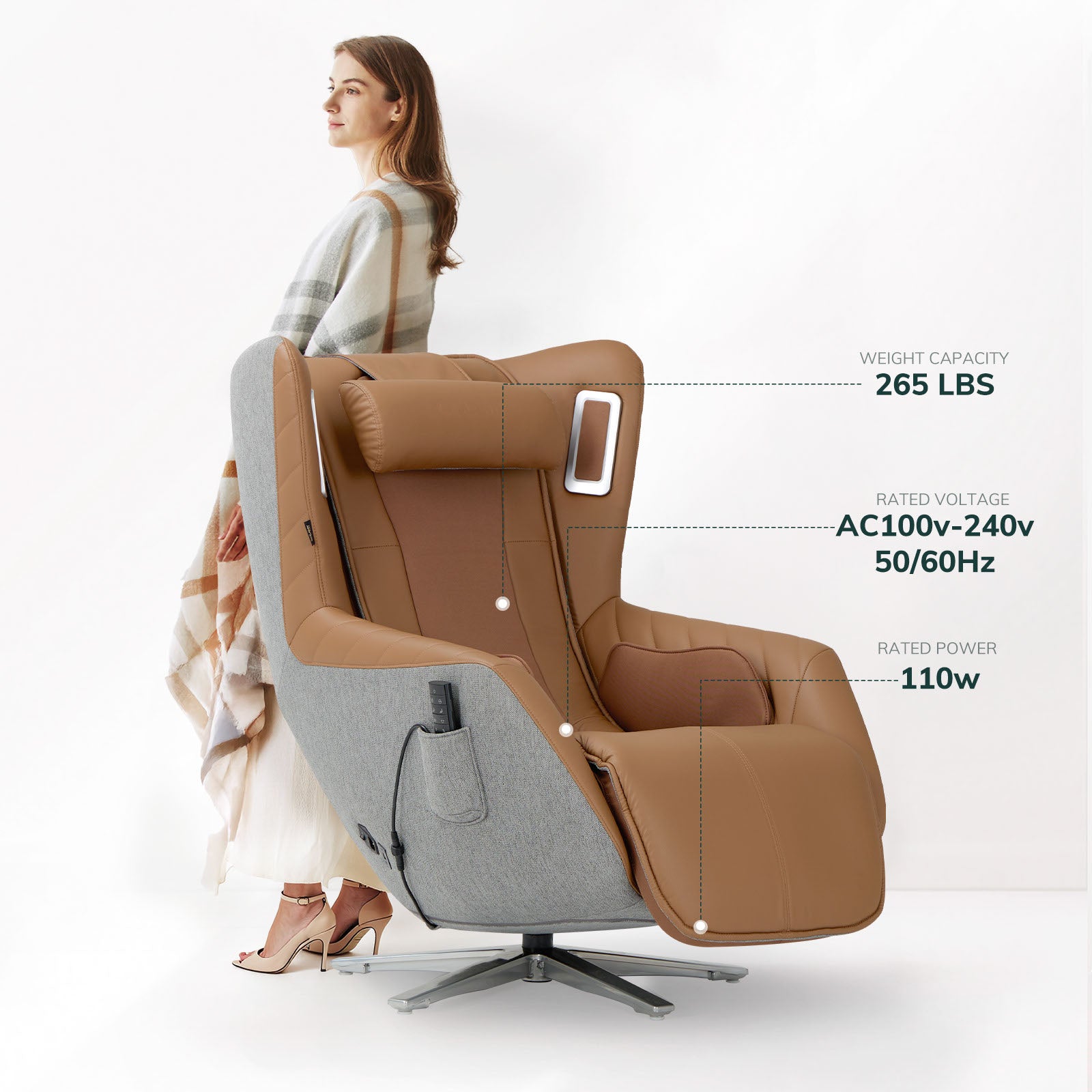 COLAMY ELOVA Contemporary Smart Massage Chair