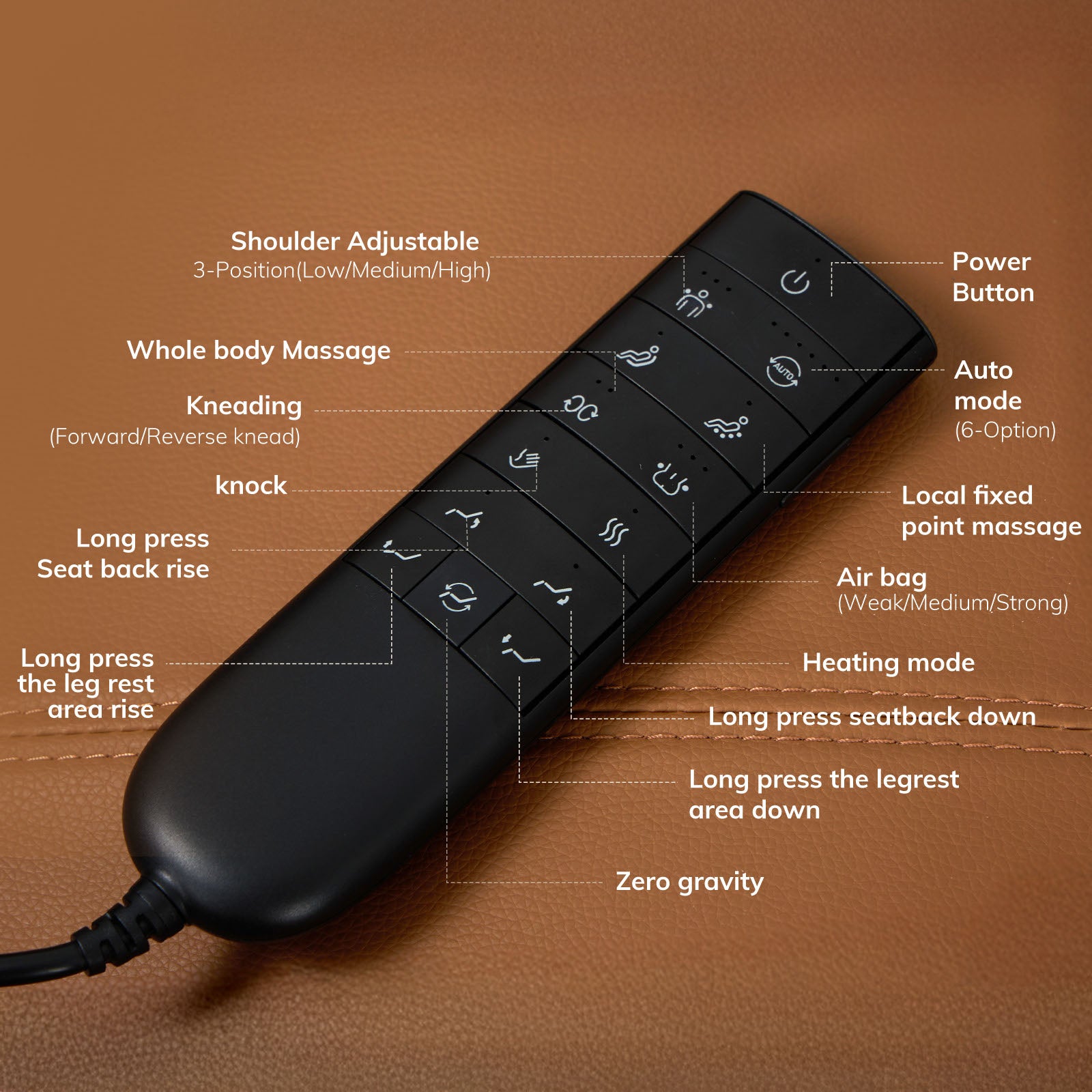 COLAMY ELOVA Contemporary Smart Massage Chair