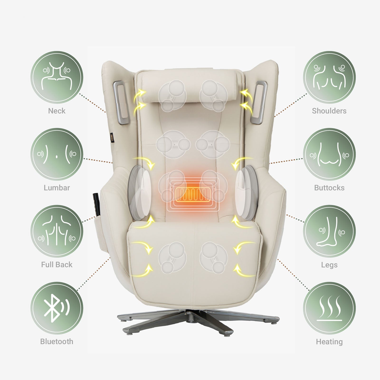 COLAMY ELOVA Contemporary Smart Massage Chair