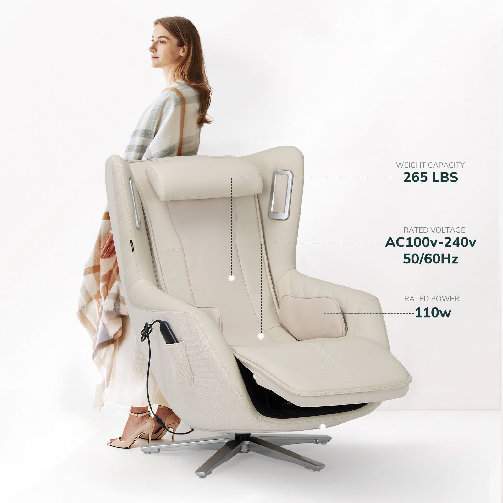 COLAMY ELOVA Contemporary Smart Massage Chair