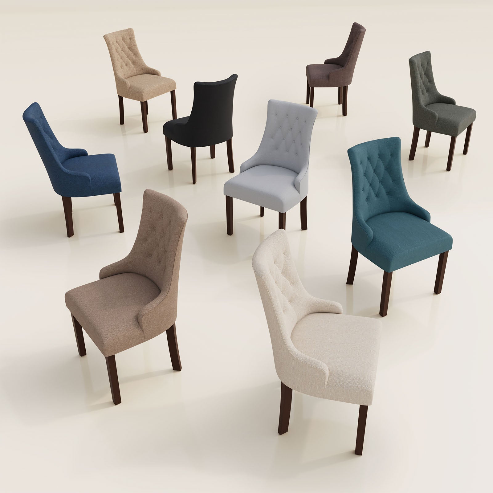 COLAMY SELENE Classic Elegance Dining Chair