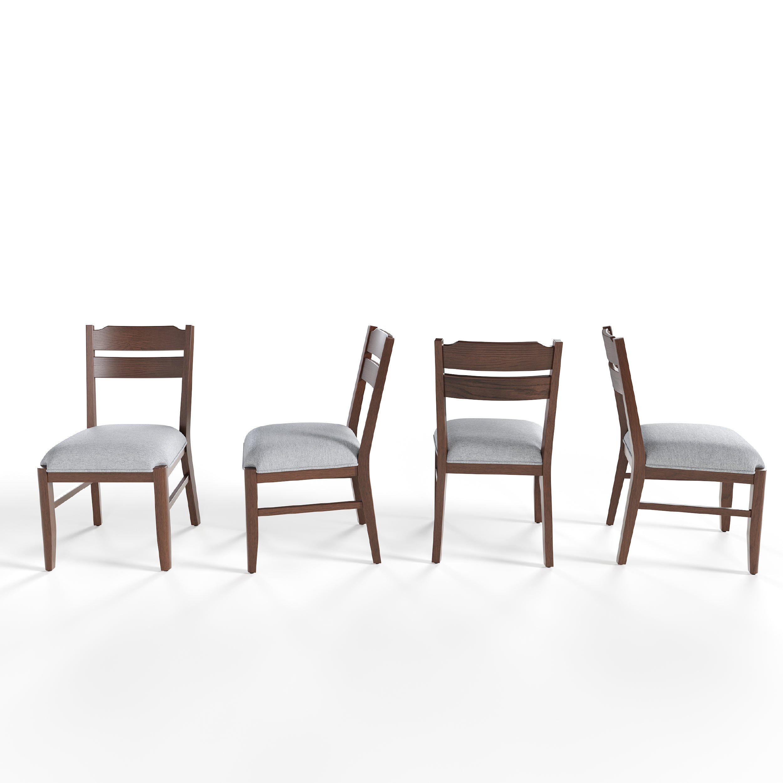 COLAMY ALVA Minimalist Bentwood Dining Chair