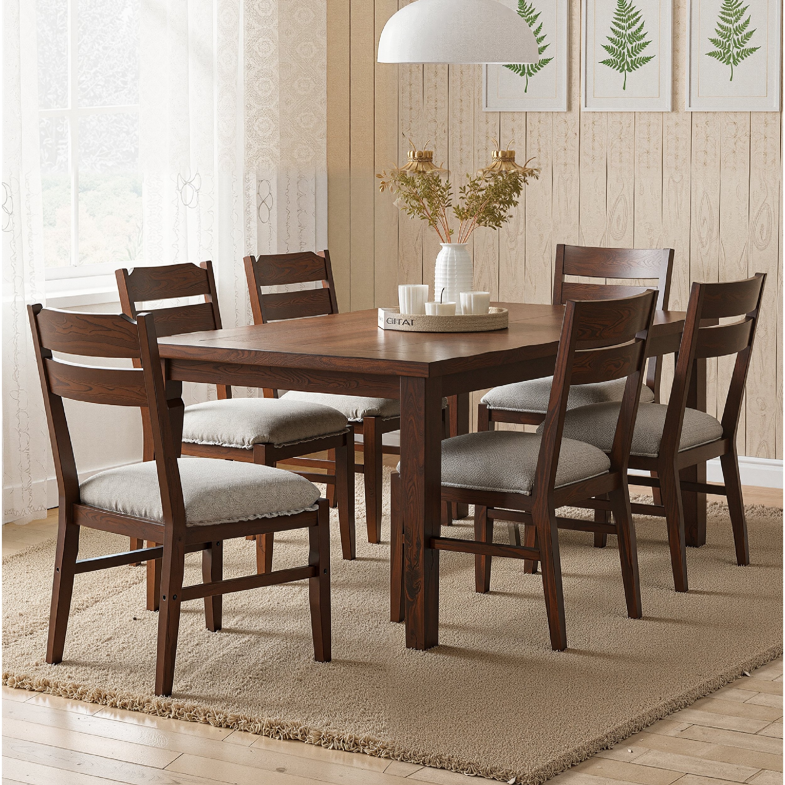 COLAMY ALVA Minimalist Bentwood Dining Chair