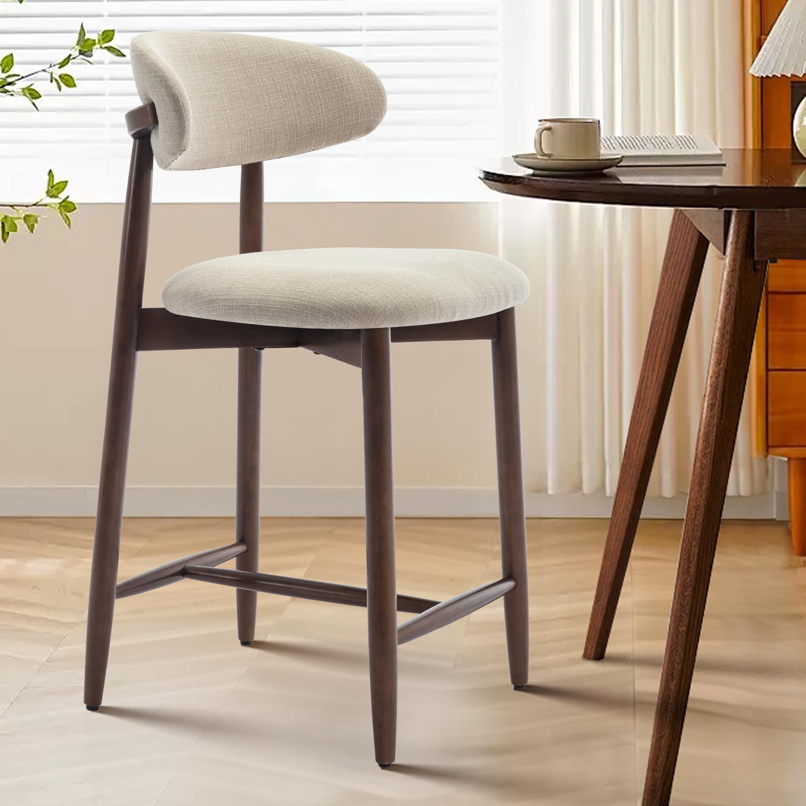 COLAMY ARLA Scandi Minimalist Dining Chair