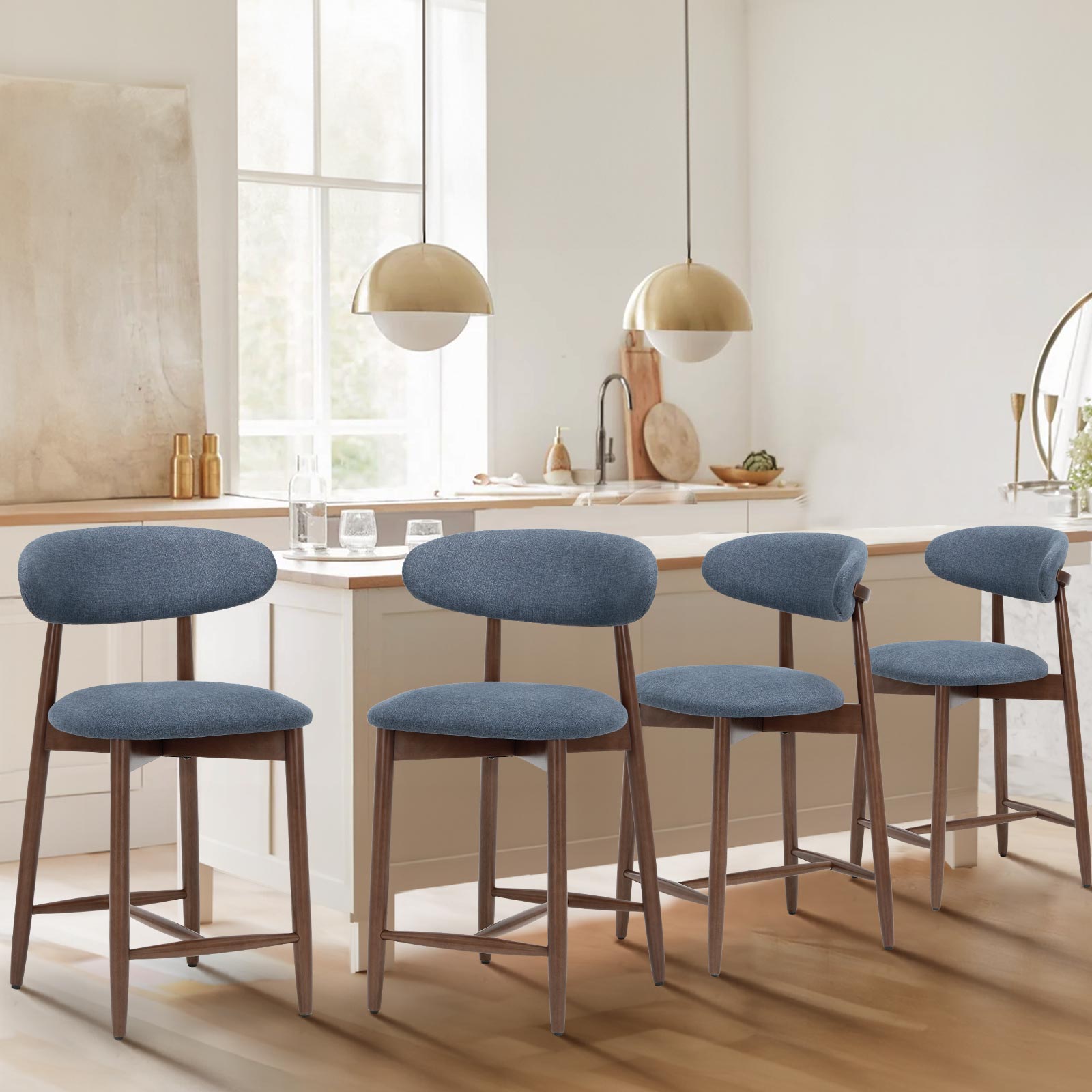 COLAMY ARLA Scandi Minimalist Dining Chair