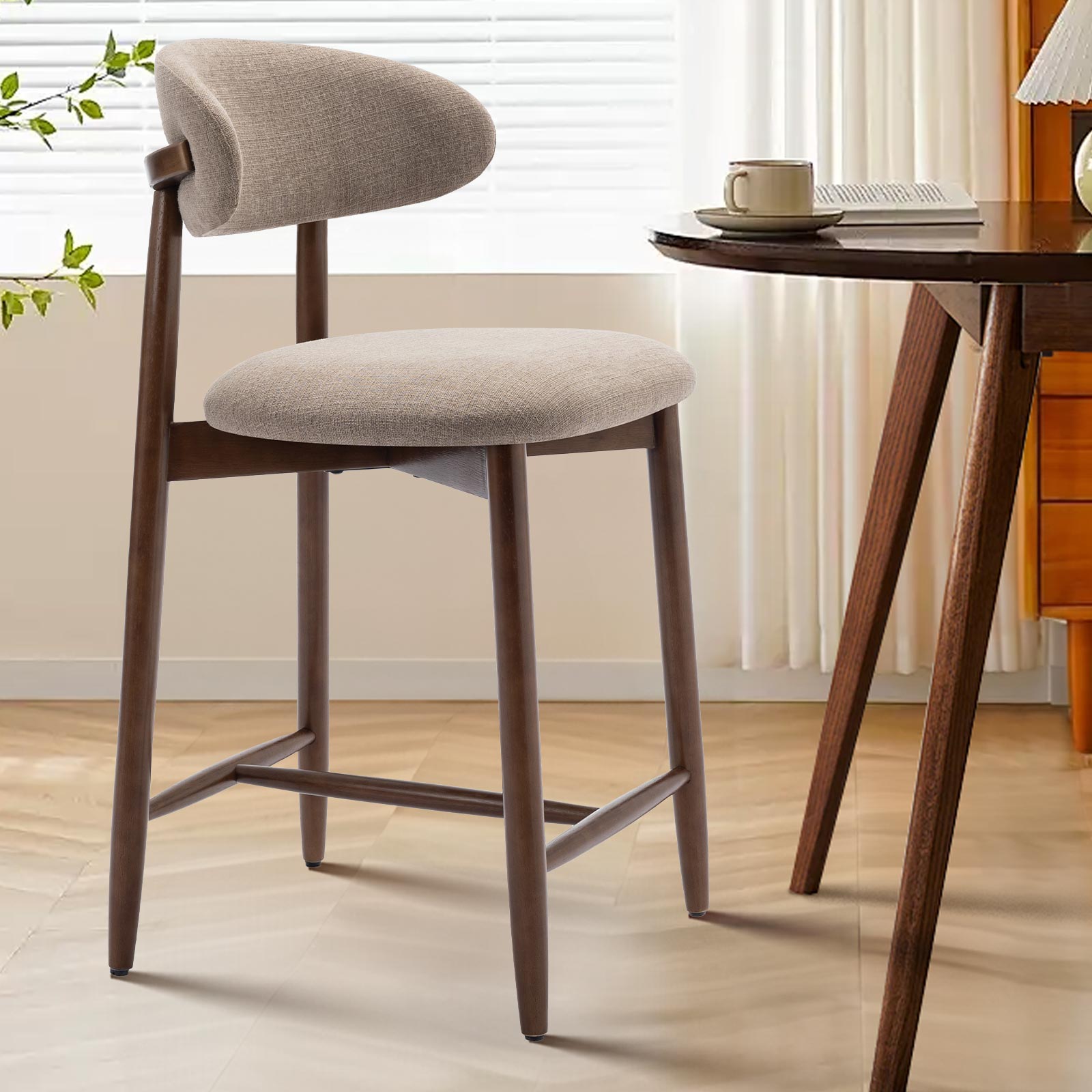 COLAMY ARLA Scandi Minimalist Dining Chair