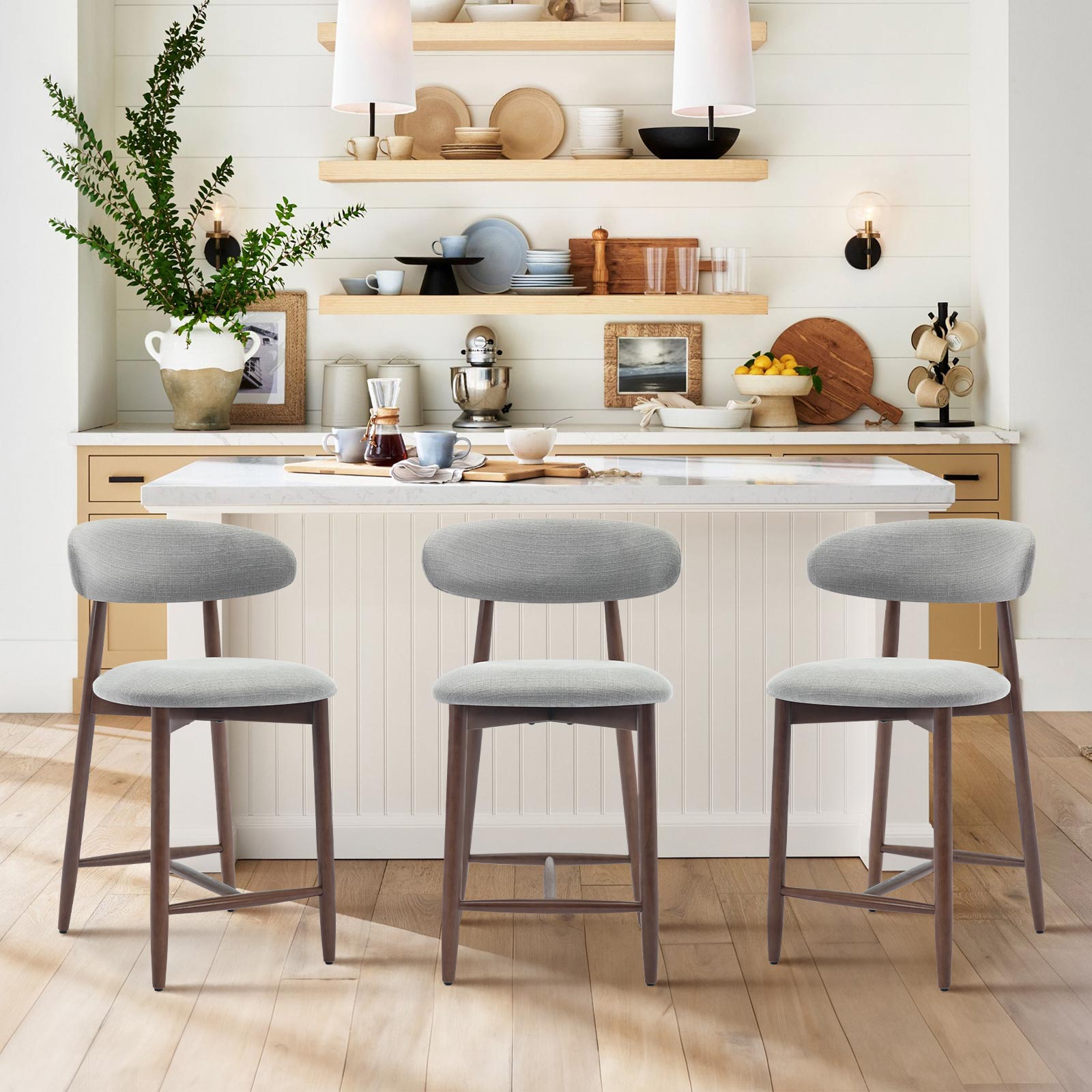 COLAMY ARLA Scandi Minimalist Dining Chair