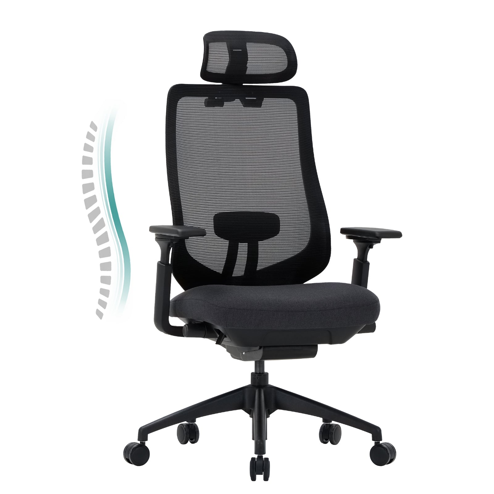 COLAMY ATLAS-01 Ergonomic Mesh Office Chair Cap.300lbs