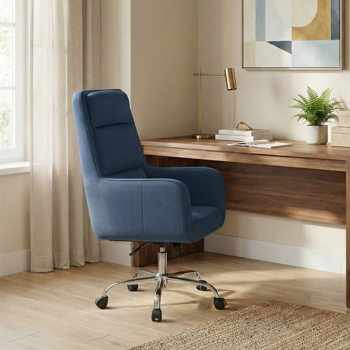 COLAMY COCOON High-Load Cloud Comfort Swivel Office Chair for Home & Beyond