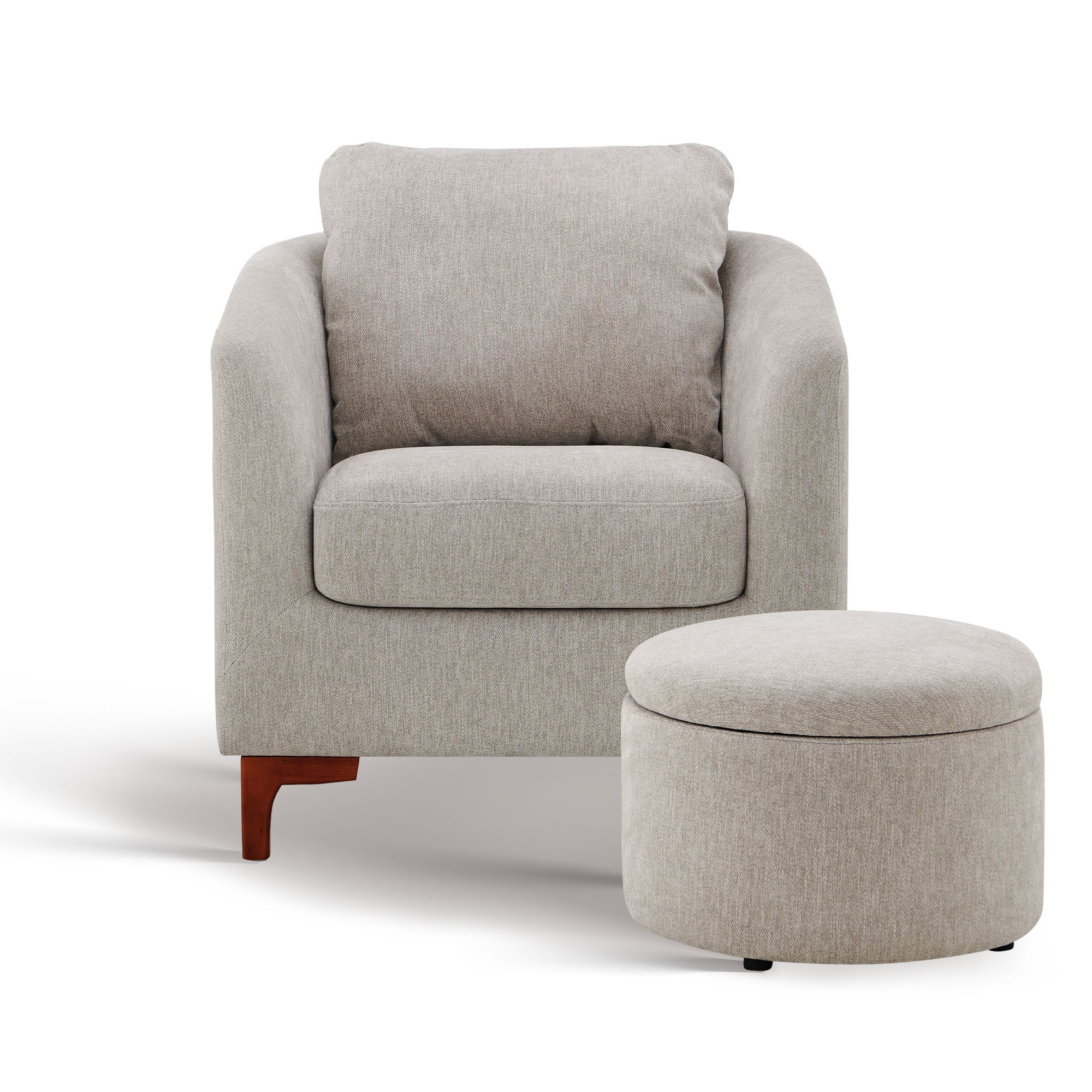 COLAMY SOLMI Scandi Cozy Accent Chair