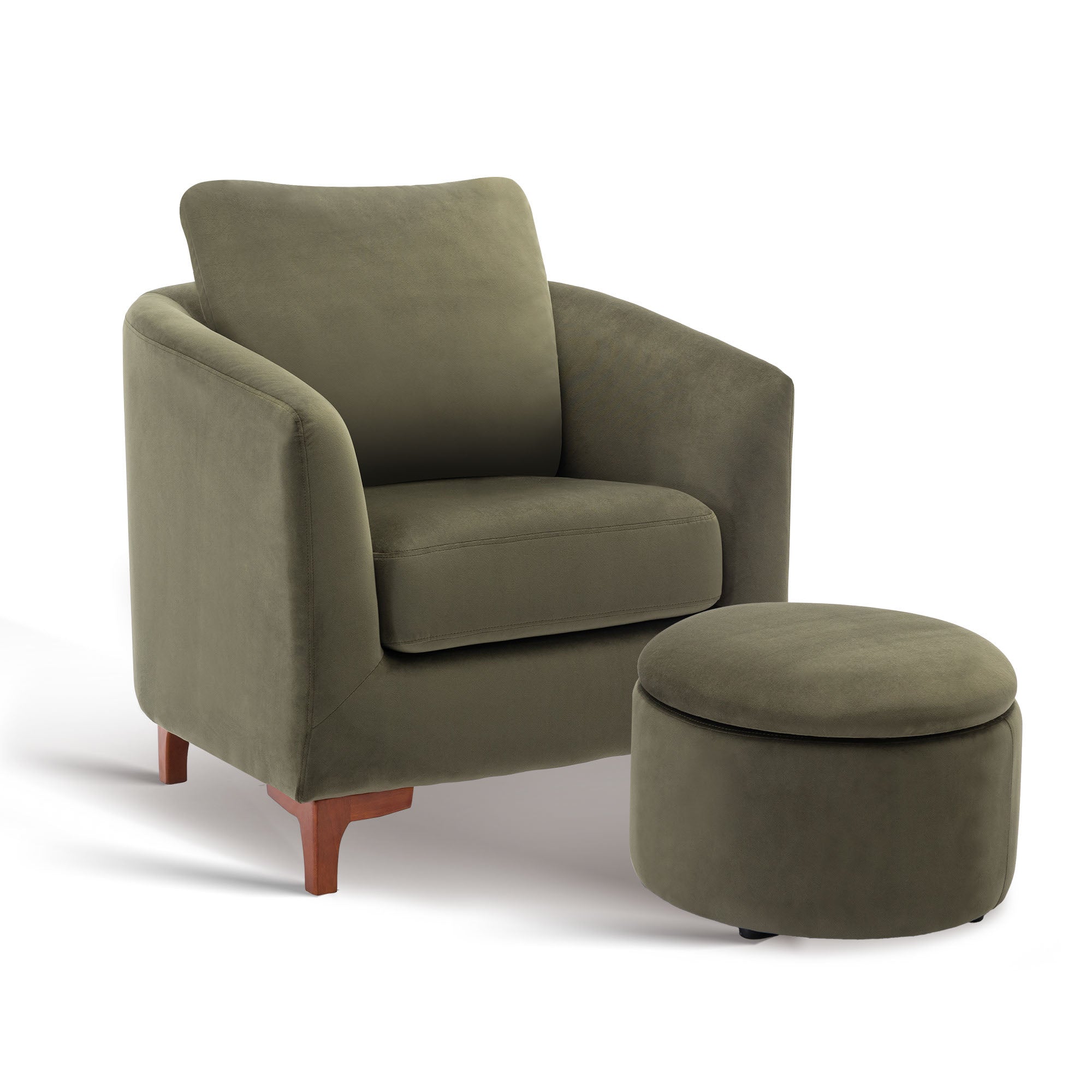 COLAMY SOLMI Scandi Cozy Accent Chair