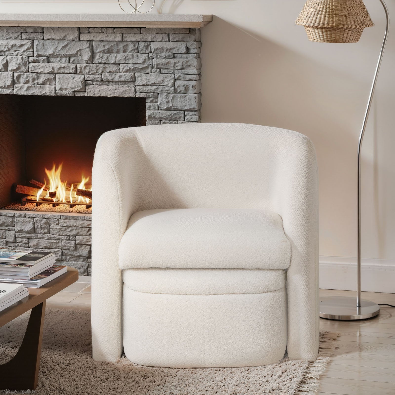 COLAMY NUIA Contemporary Minimalist Accent Chair