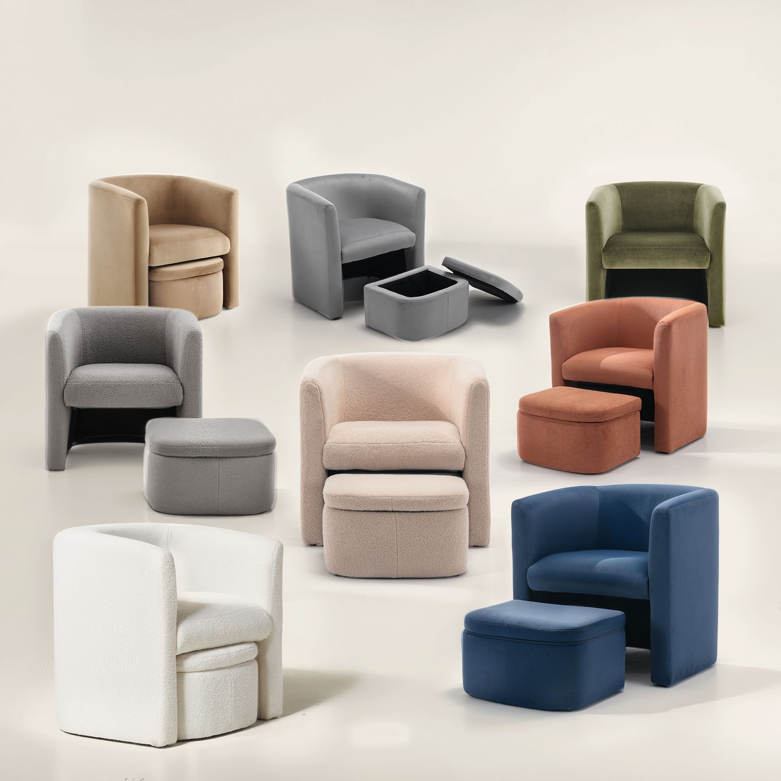 COLAMY NUIA Contemporary Minimalist Accent Chair
