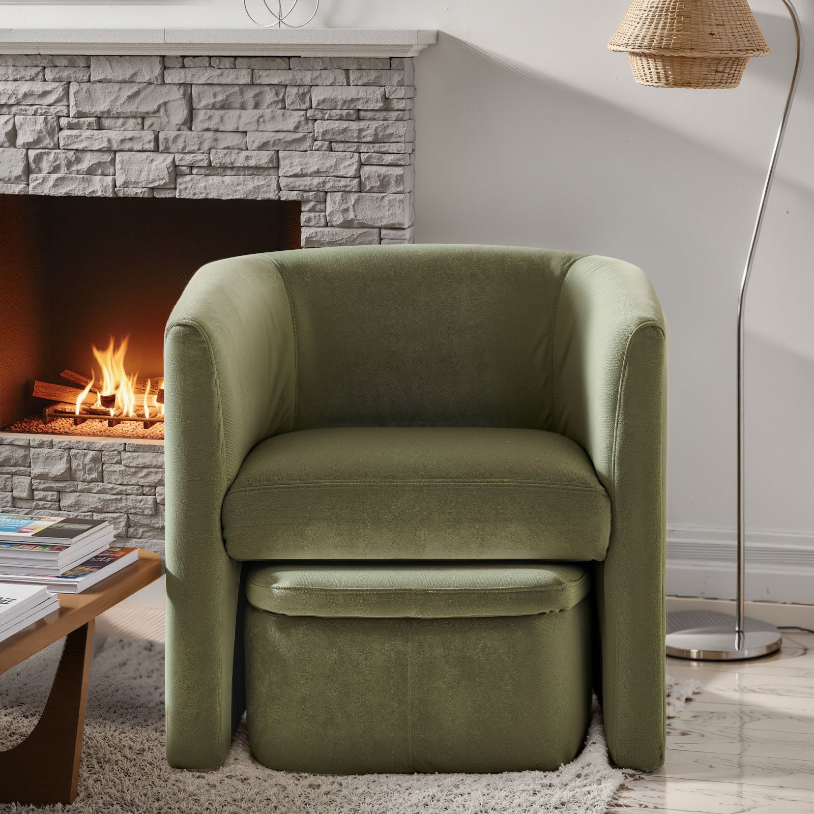 COLAMY NUIA Contemporary Minimalist Accent Chair