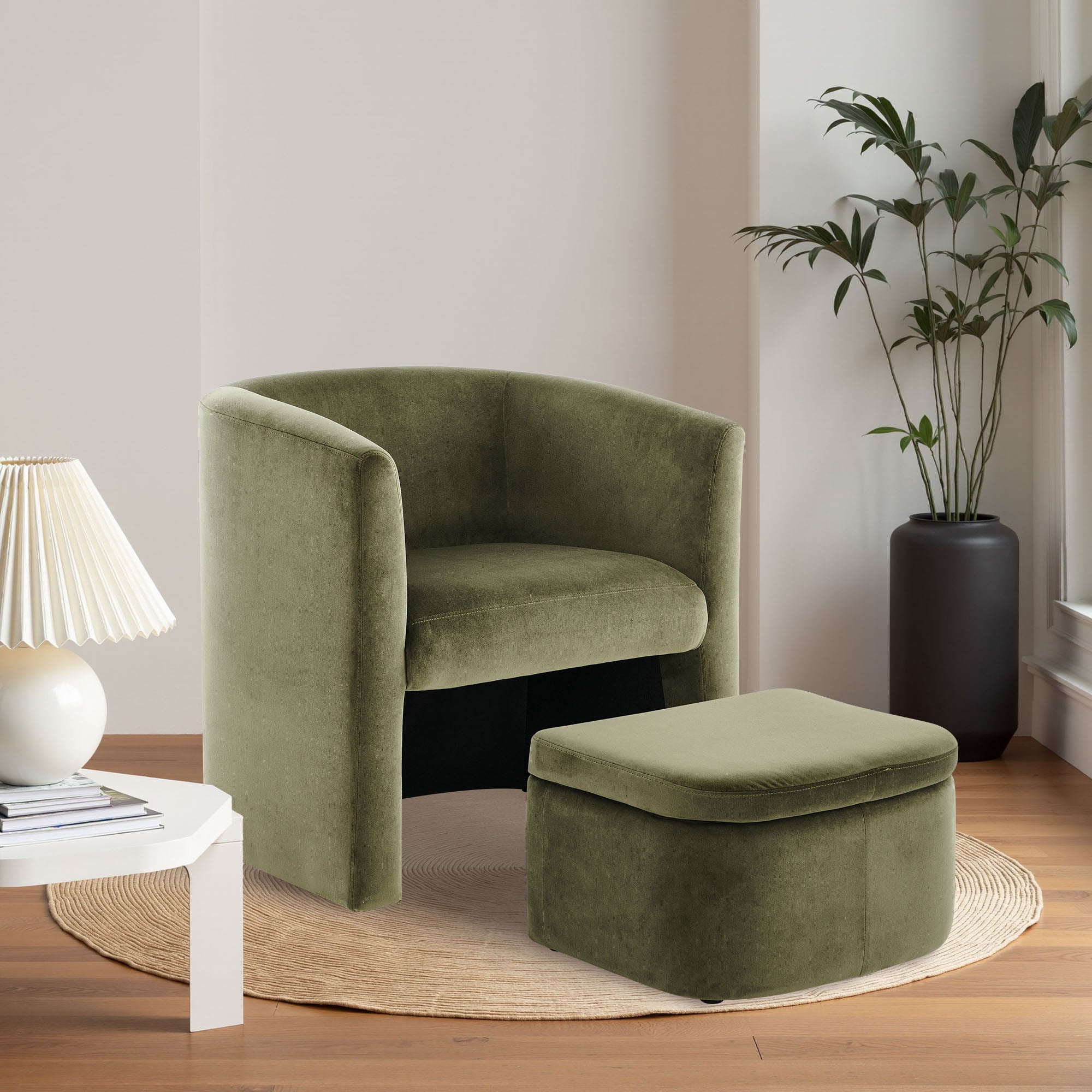 COLAMY NUIA Contemporary Minimalist Accent Chair