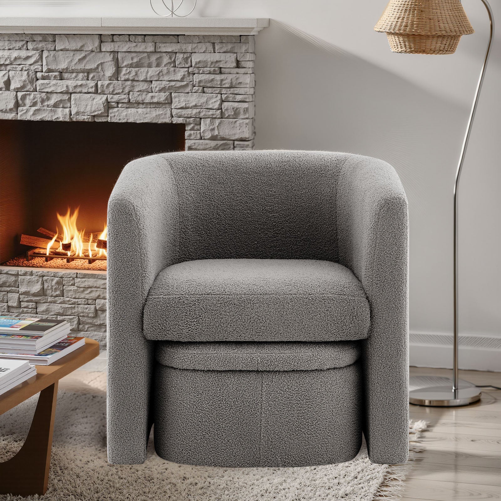 COLAMY NUIA Contemporary Minimalist Accent Chair
