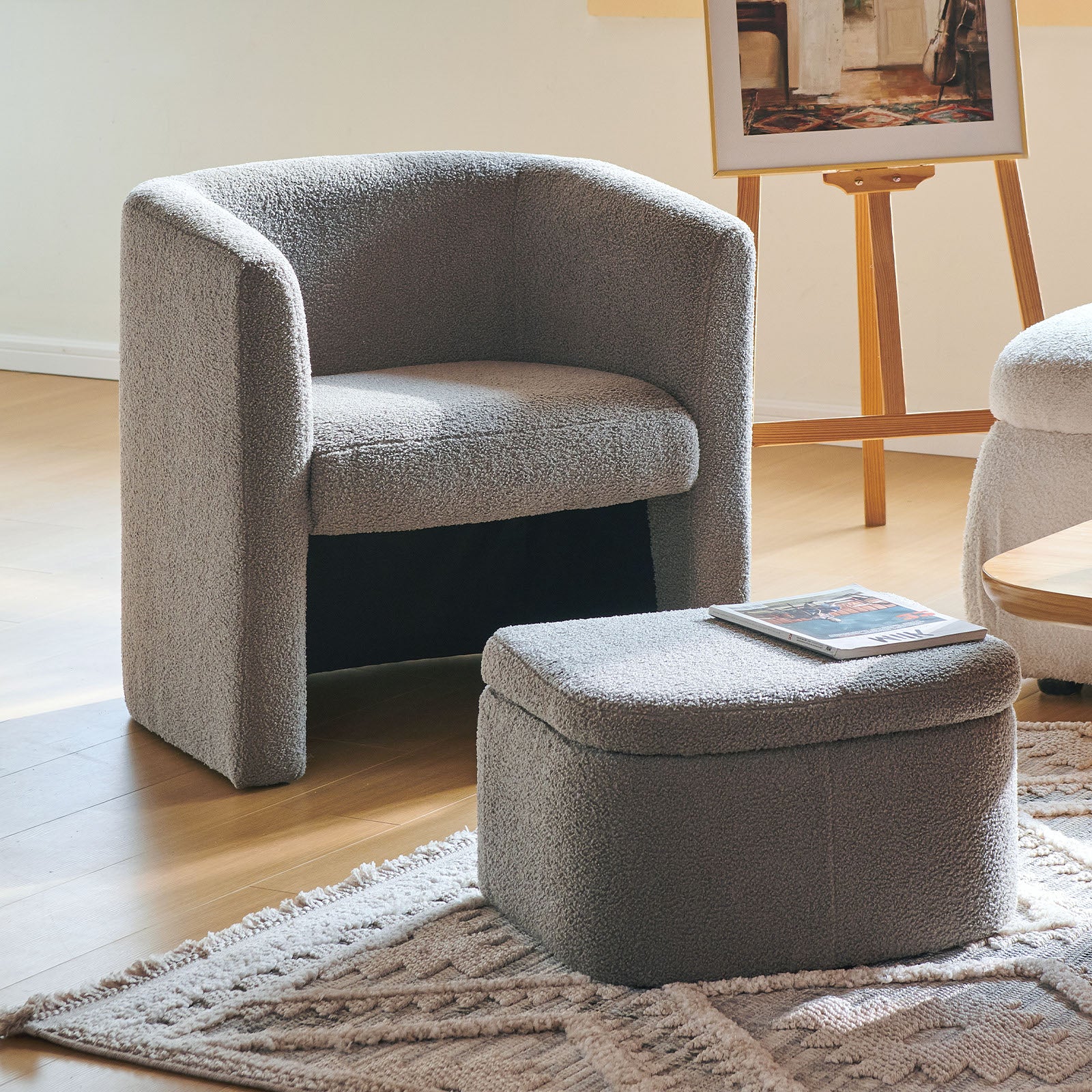 COLAMY NUIA Contemporary Minimalist Accent Chair