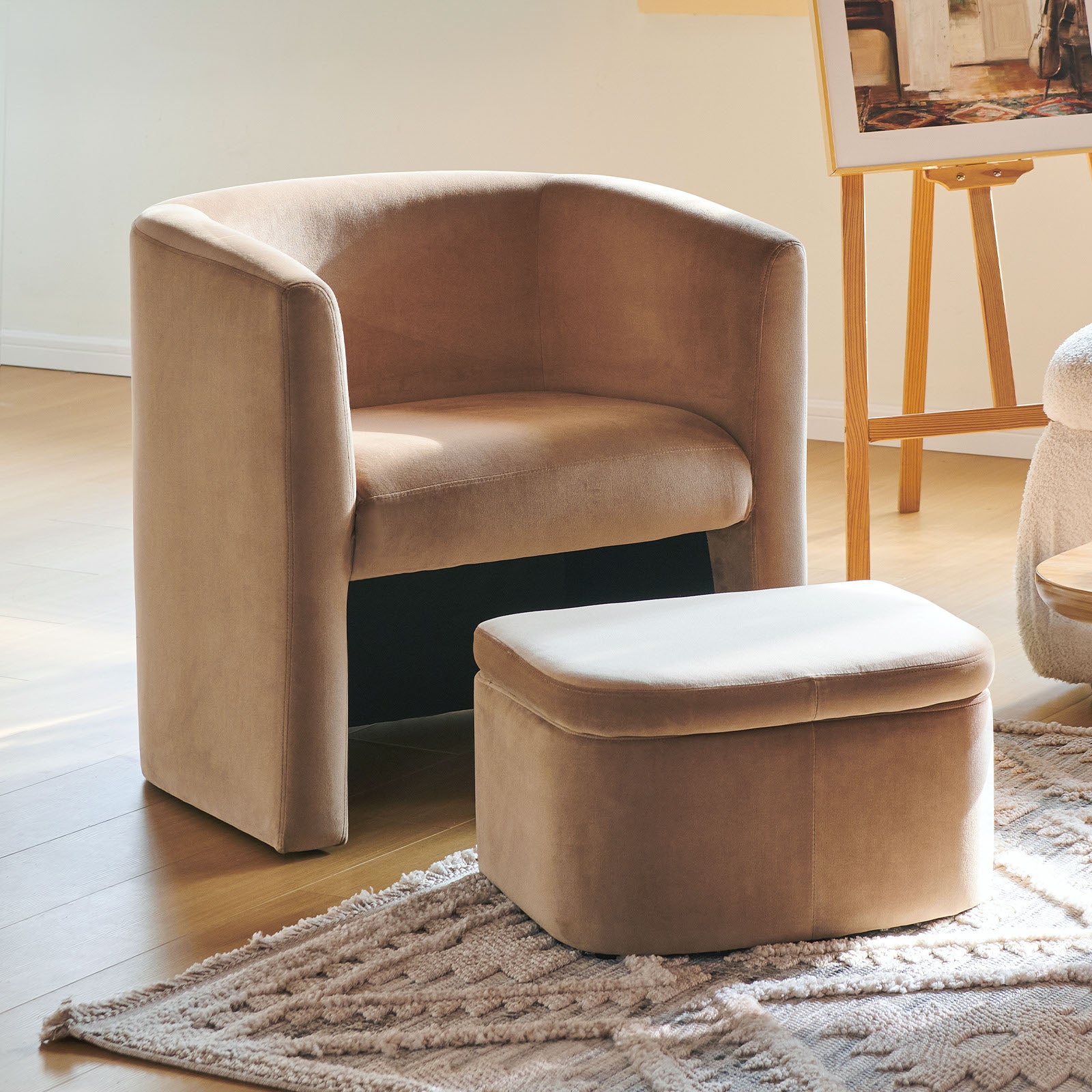 COLAMY NUIA Contemporary Minimalist Accent Chair