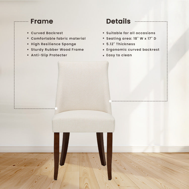 COLAMY KAVA Modern Casual Dining Chair