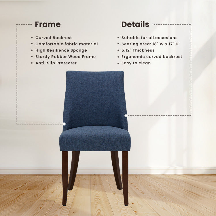 COLAMY KAVA Modern Casual Dining Chair