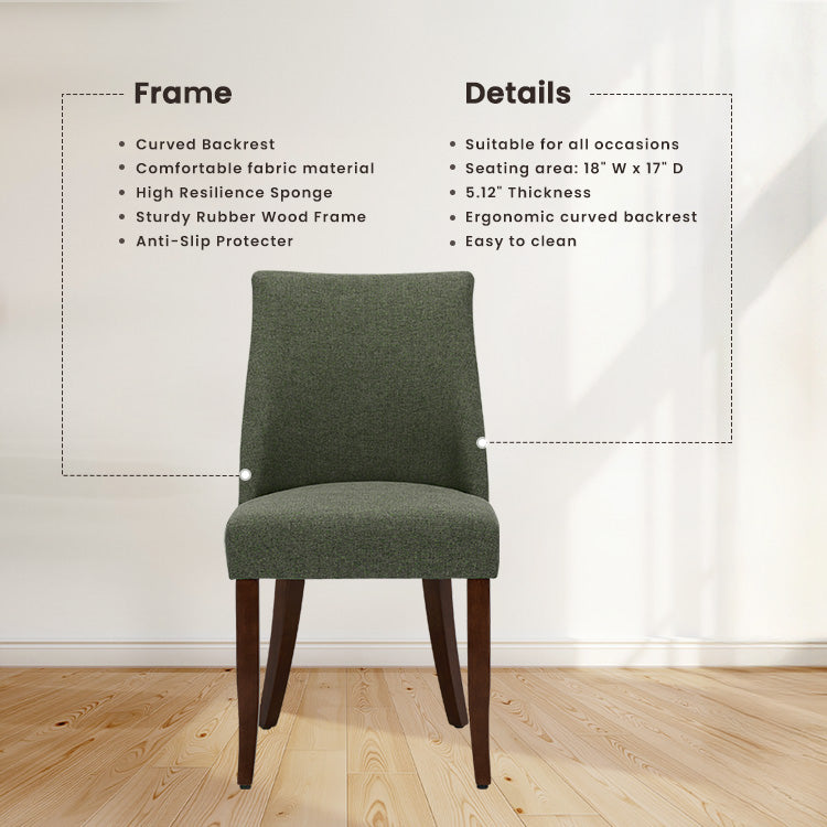 COLAMY KAVA Modern Casual Dining Chair