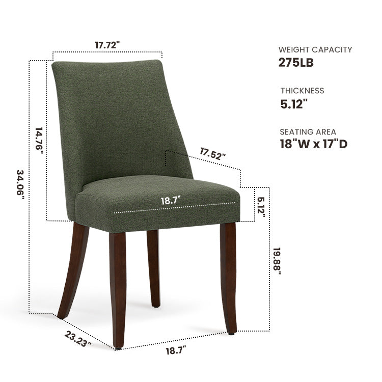 COLAMY KAVA Modern Casual Dining Chair