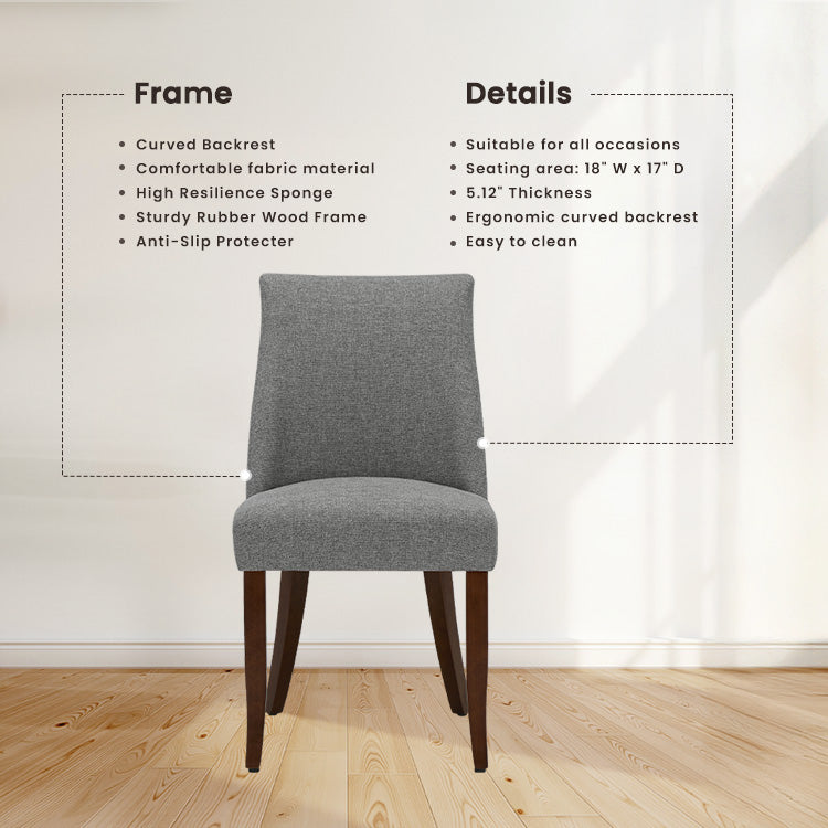 COLAMY KAVA Modern Casual Dining Chair