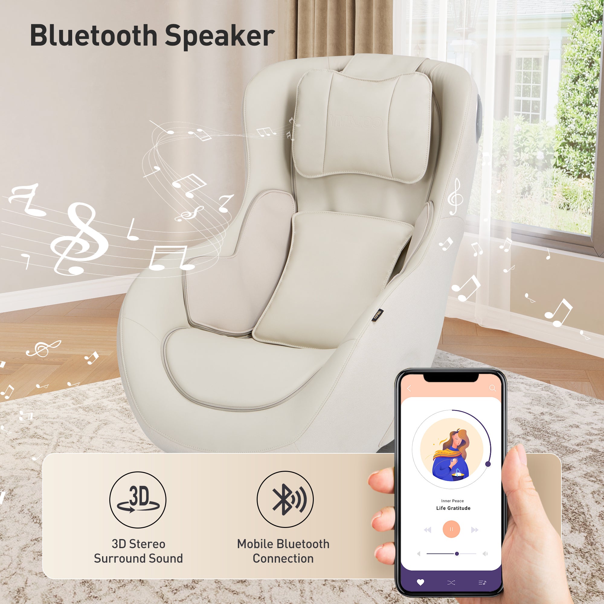 COLAMY Massage Chair with Full Body Massaging Function Model.6100