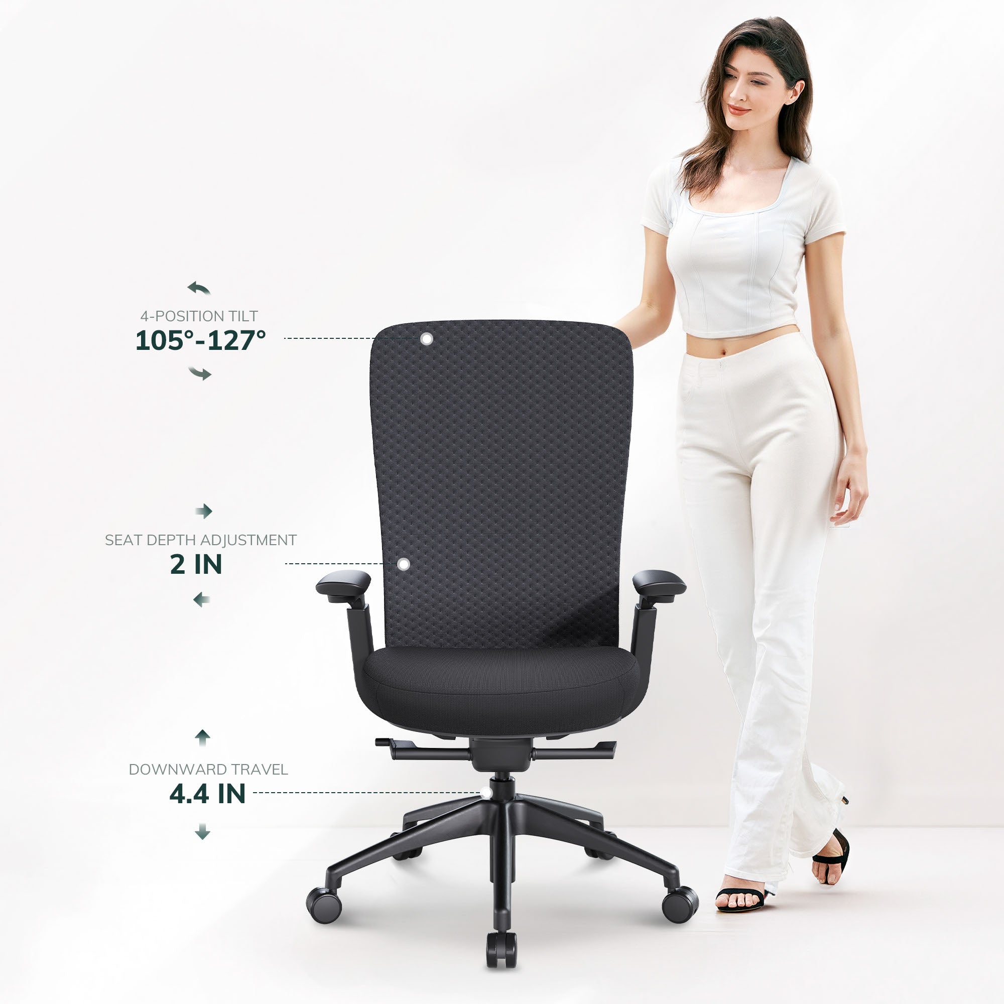 COLAMY Neza Ergonomic High Back Mesh Office Chair