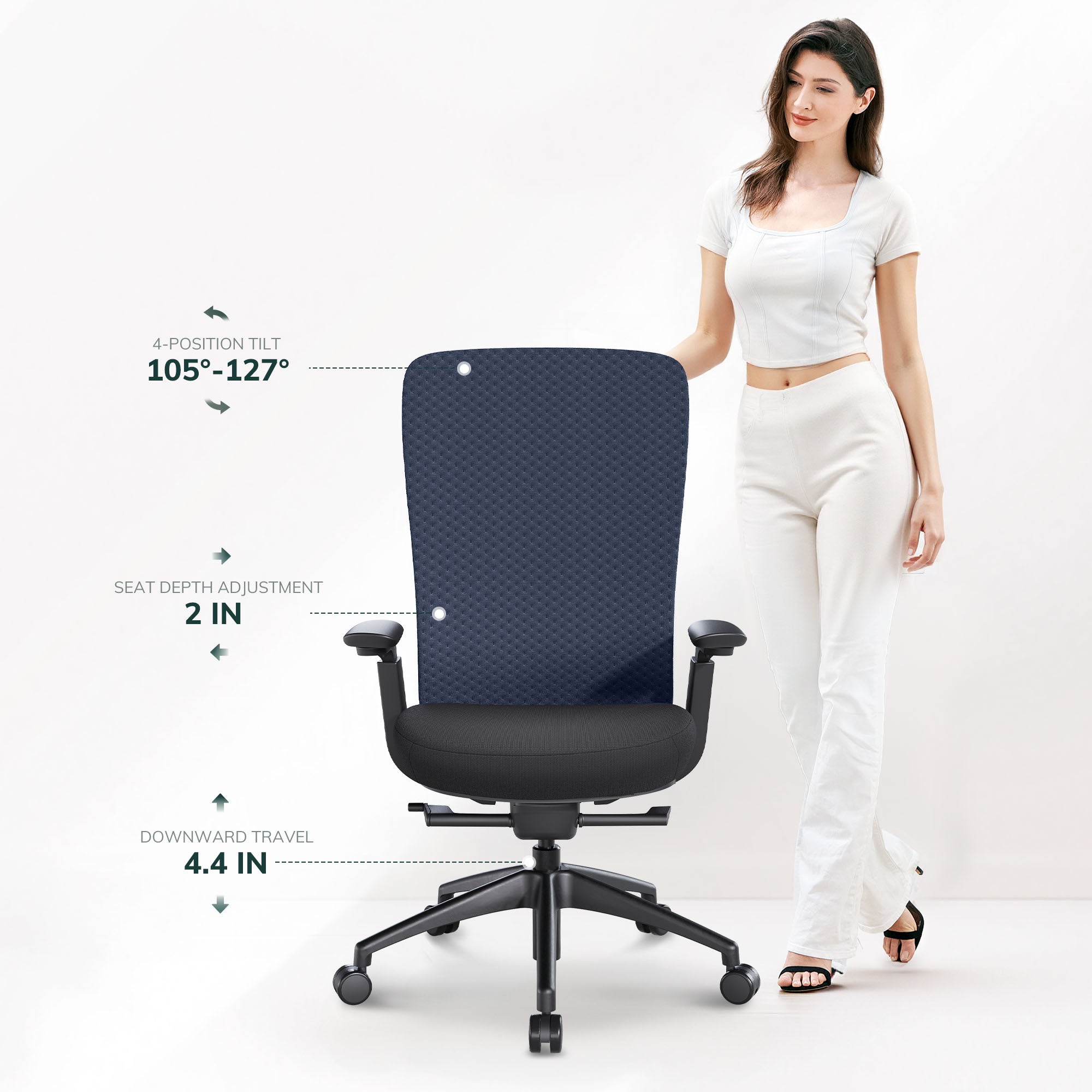 COLAMY Neza Ergonomic High Back Mesh Office Chair
