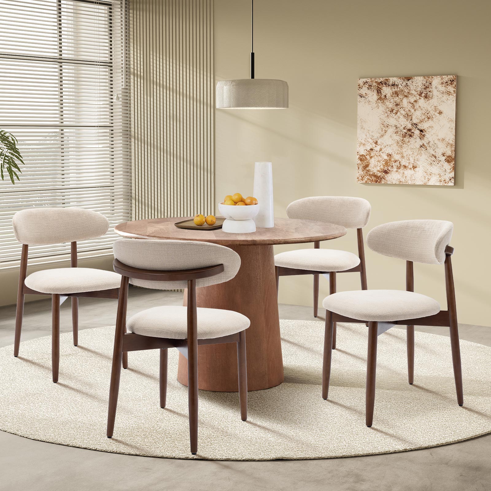 COLAMY NOYA Mid-Century Modern Dining Chair