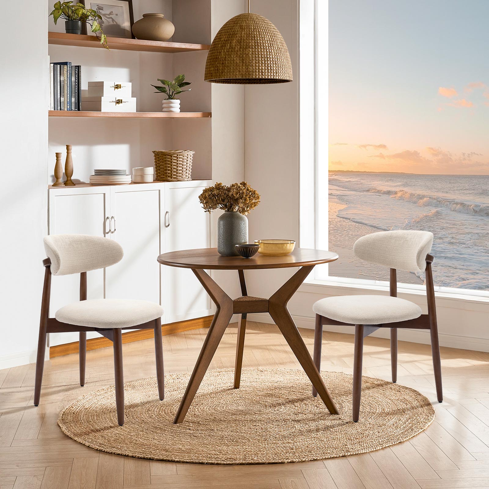 COLAMY NOYA Mid-Century Modern Dining Chair