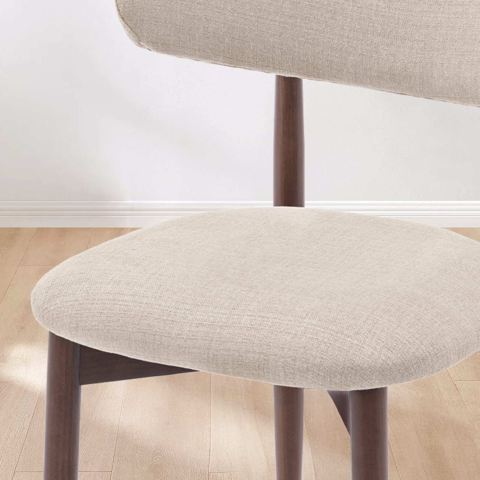 COLAMY NOYA Mid-Century Modern Upholstered Dining Chair