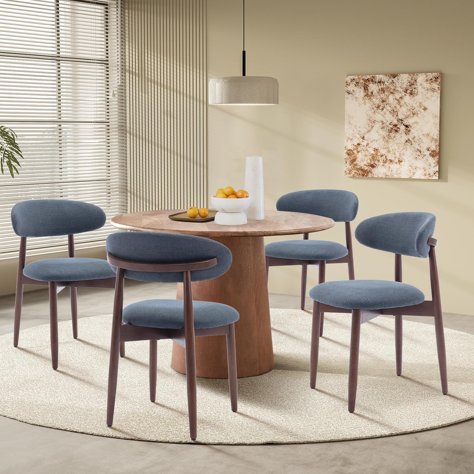 COLAMY NOYA Mid-Century Modern Dining Chair