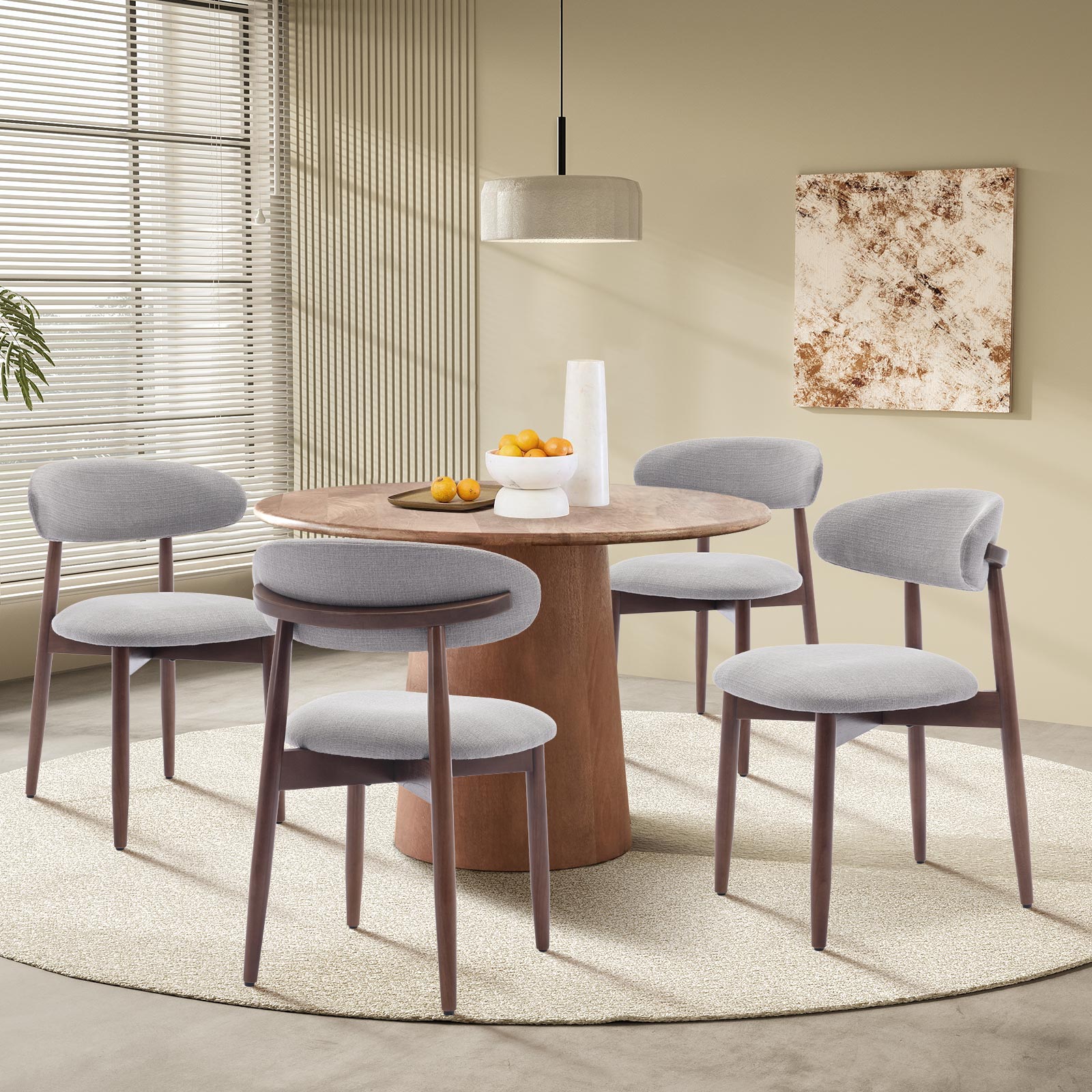 COLAMY NOYA Mid-Century Modern Dining Chair