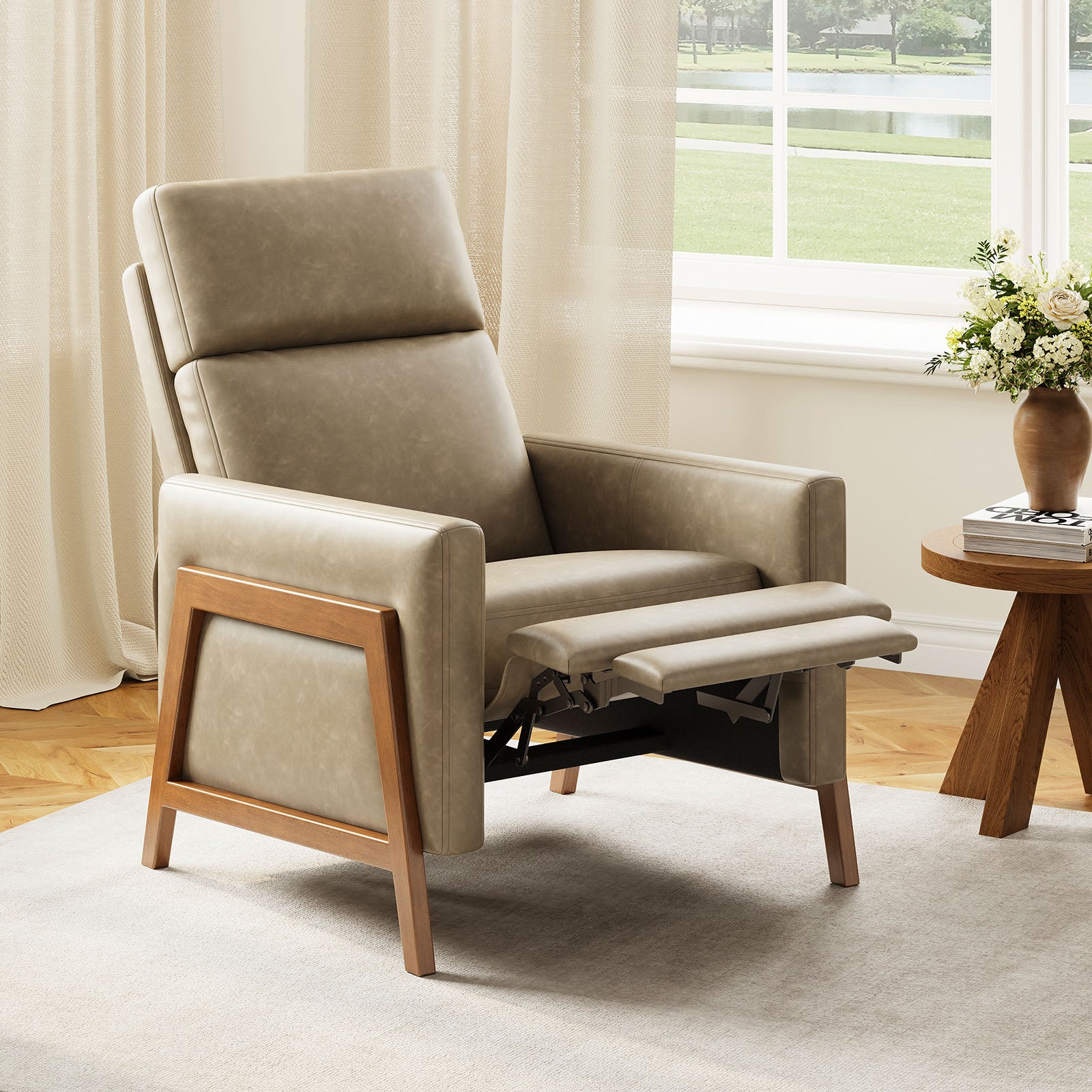 COLAMY RONIN Mid-Century Modern Accent Chair