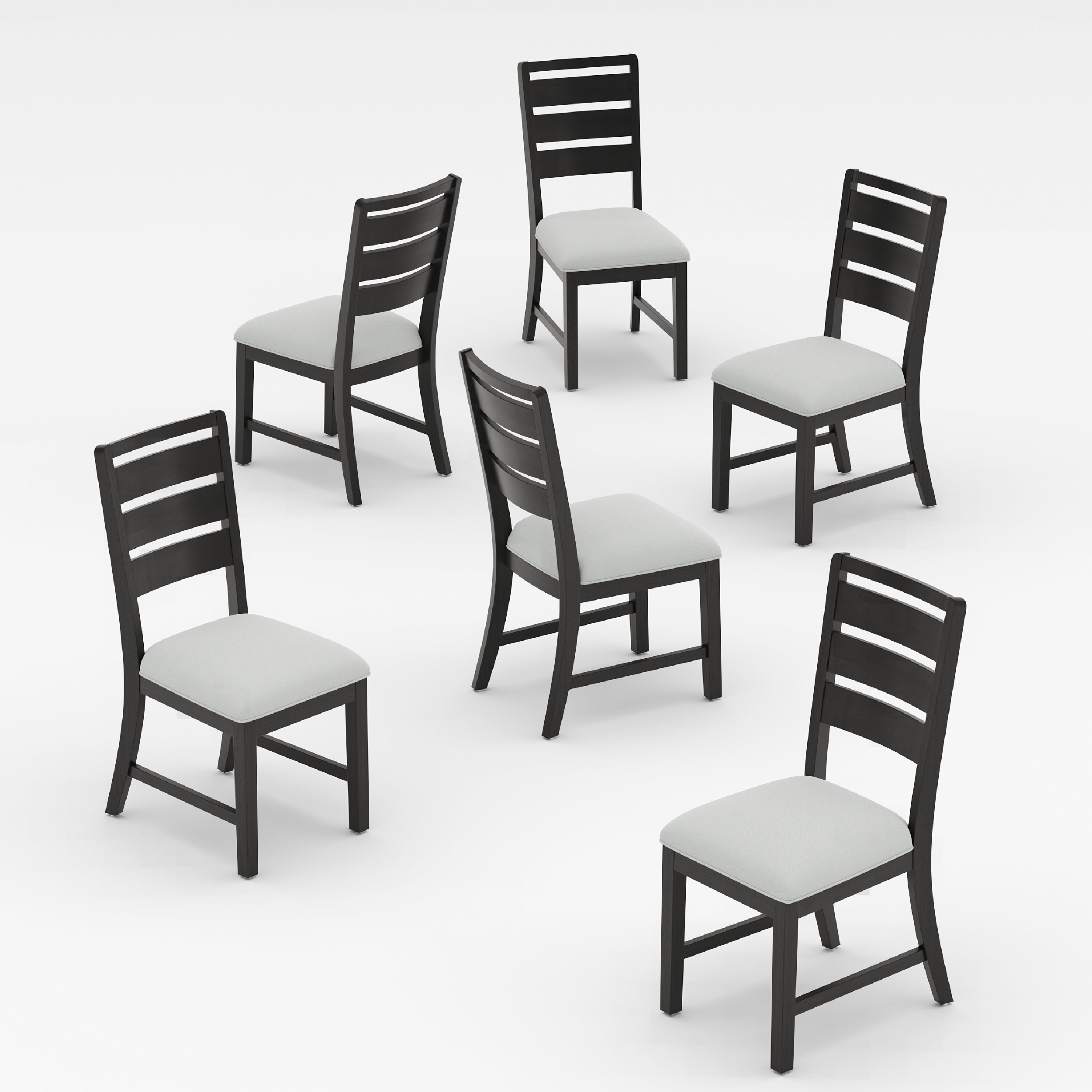 COLAMY SERA Solid Wood Comfort Dining Chair